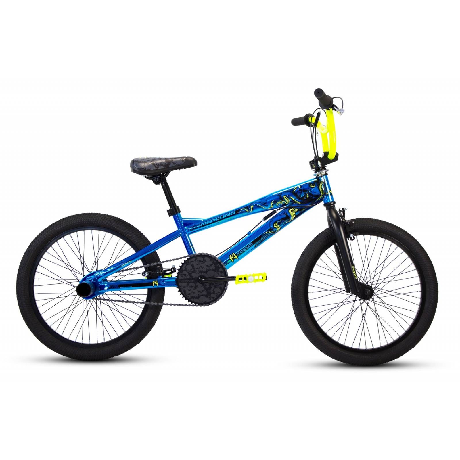 Bicicleta Mercurio Cross Freestyle Magnum F4 Rodada 20 Azul