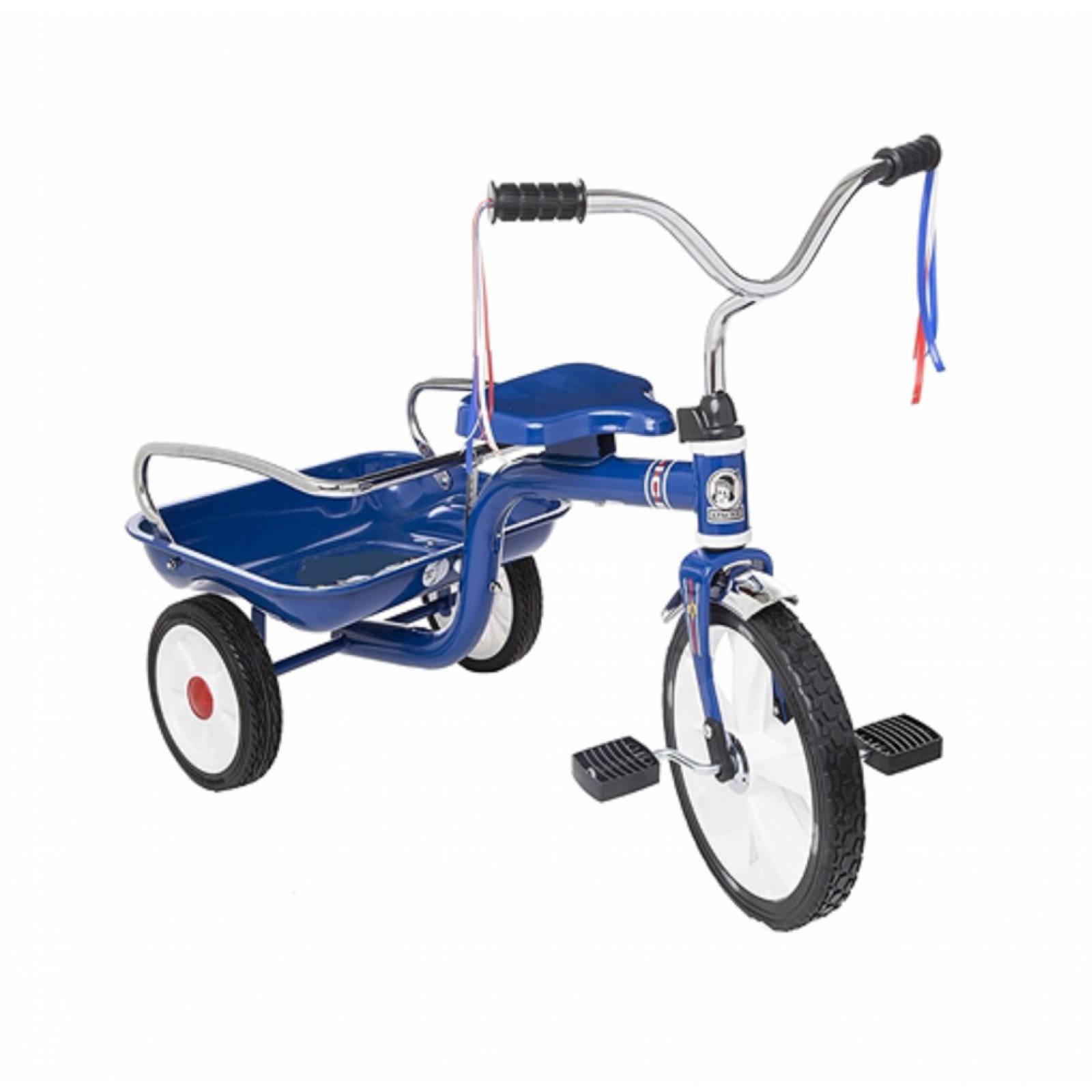Triciclo Apache Mod 302 A Cajuela Acero Barandal R14 Azul