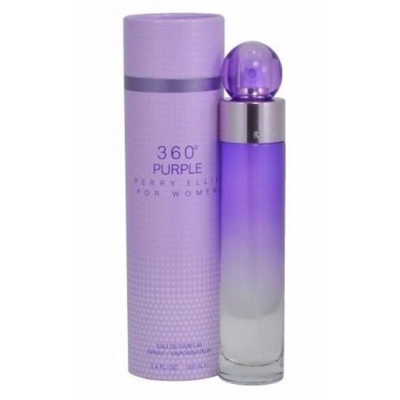 360 Purple Dama Perry Ellis 100 Ml Edp Spray - Original