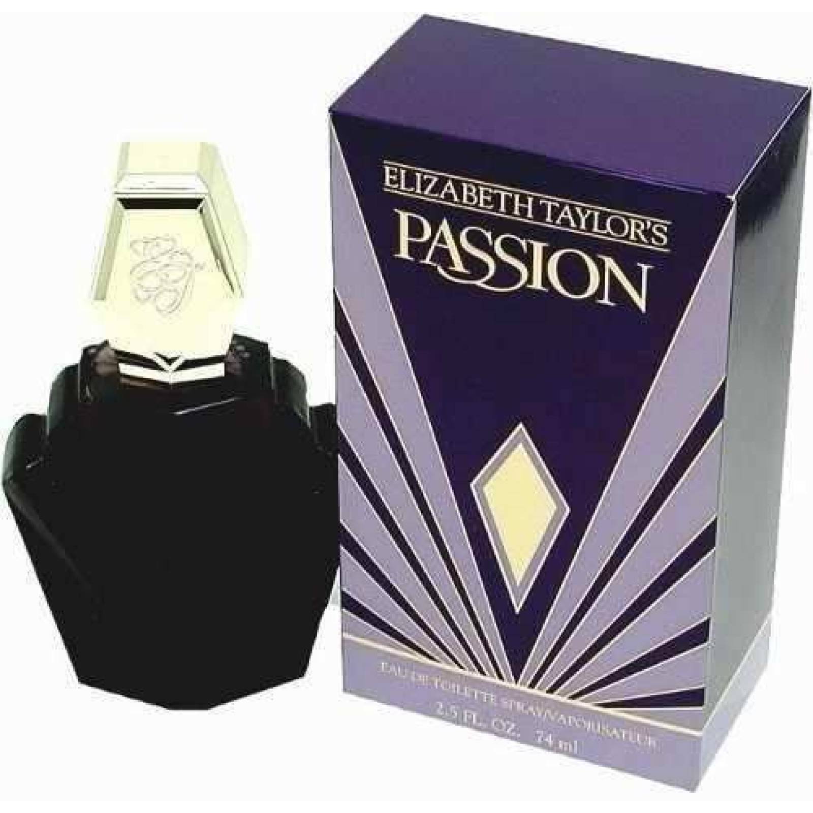 Passion Dama 74 Ml Elizabeth Taylor Spray - Perfume Original