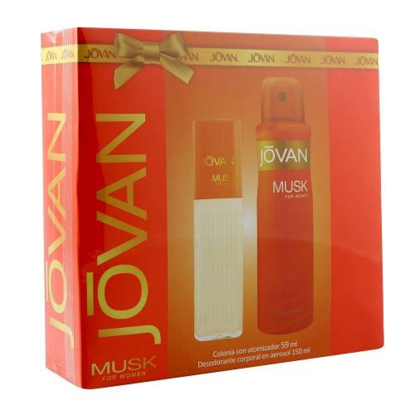 Set Jovan Musk Dama 2 Pz (  59 Ml + Desodorante 150 Ml )