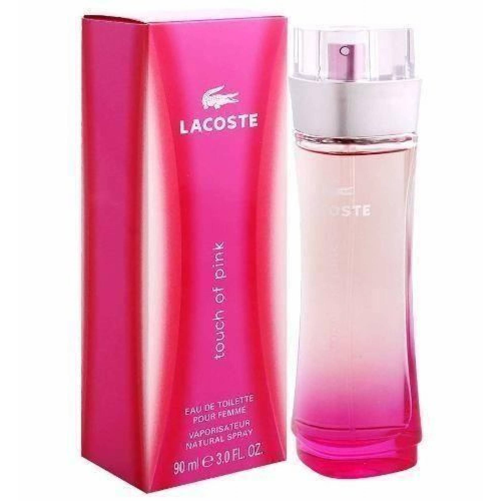 Touch Of Pink Dama 90 Ml Lacoste Spray - Perfume Original