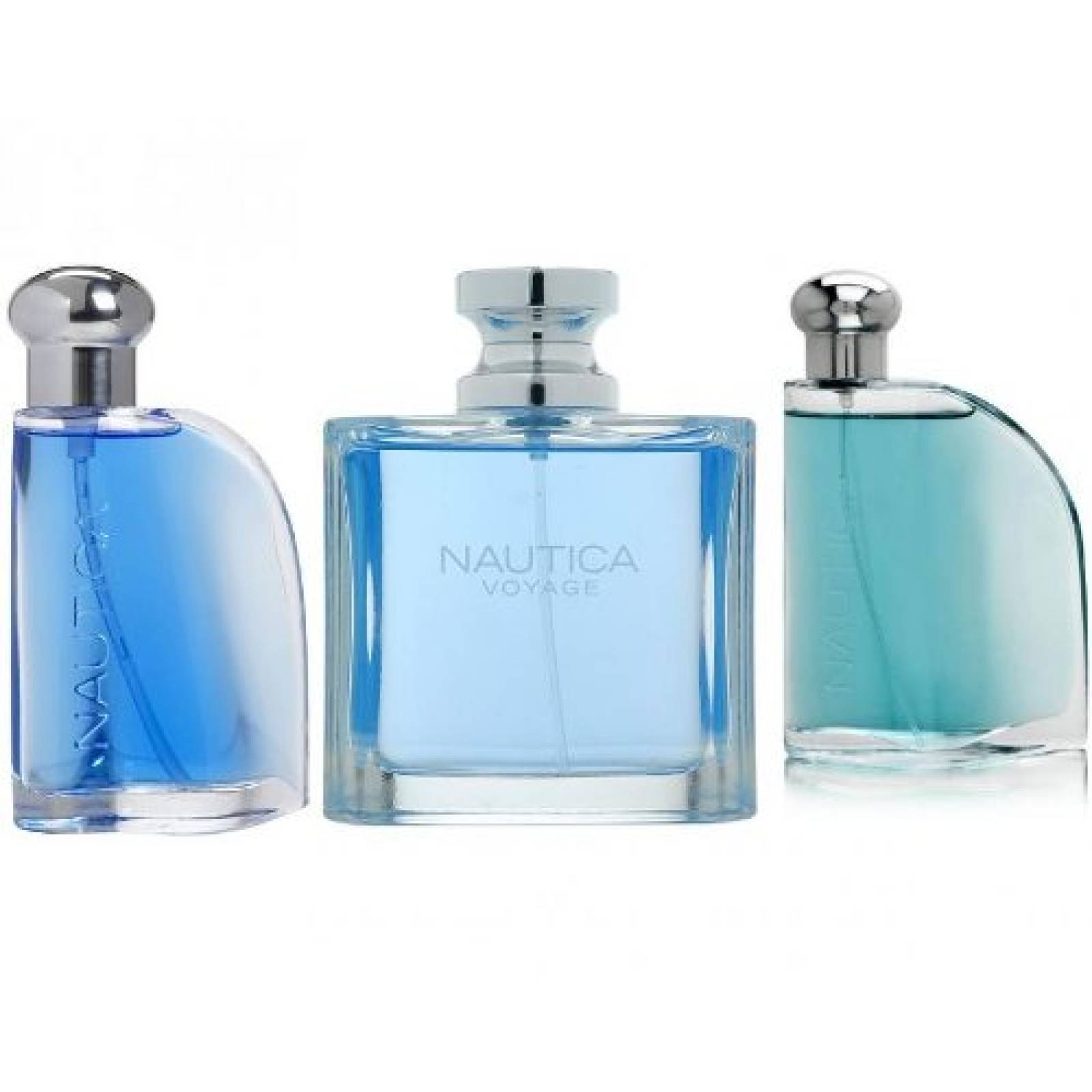 Paquete 3 Perfumes Nautica Voyage + Blue + Classic Caballero 100 ml Edt Spray