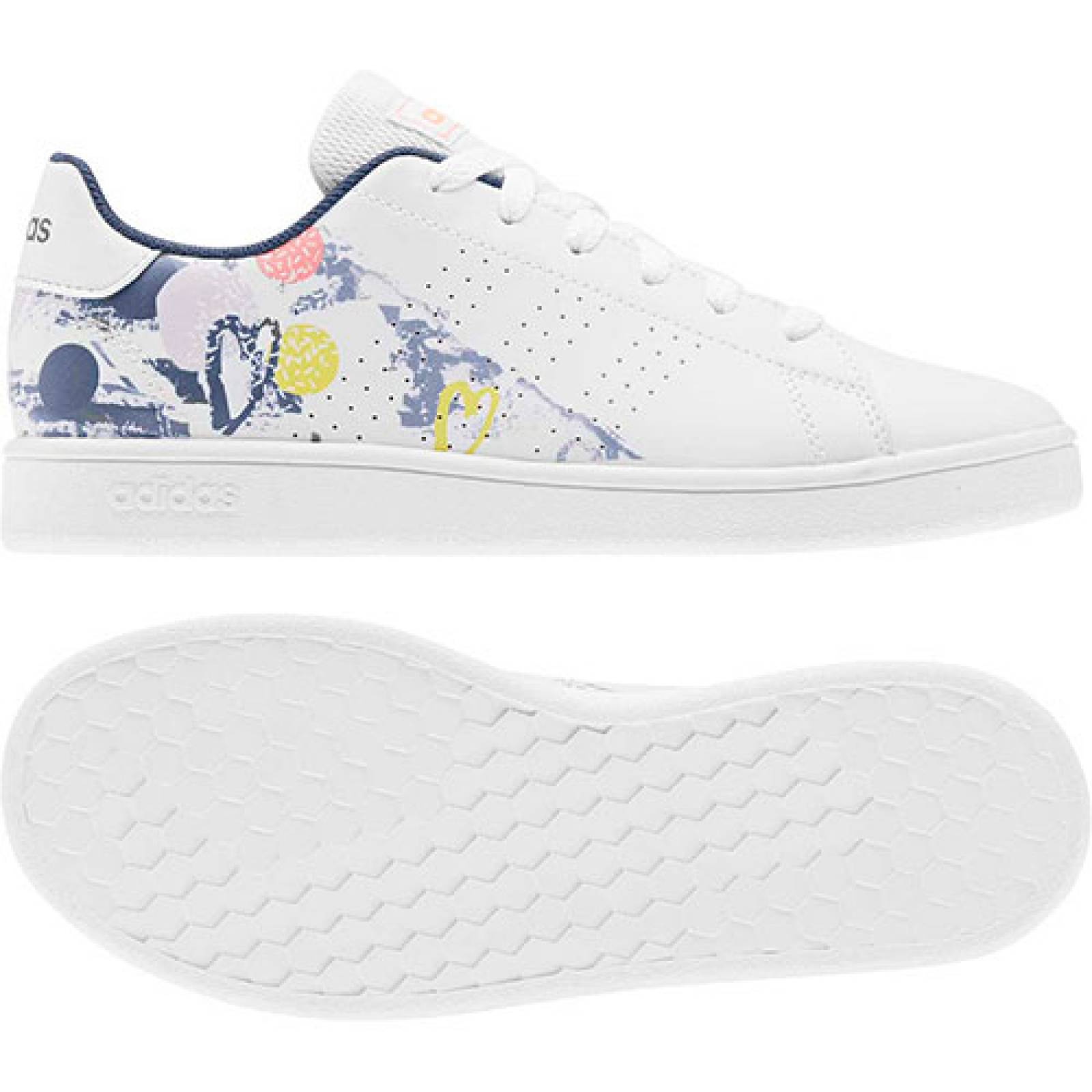 TENIS ADVANTAGE K UNISEX ADIDAS EG2000 BLANCO