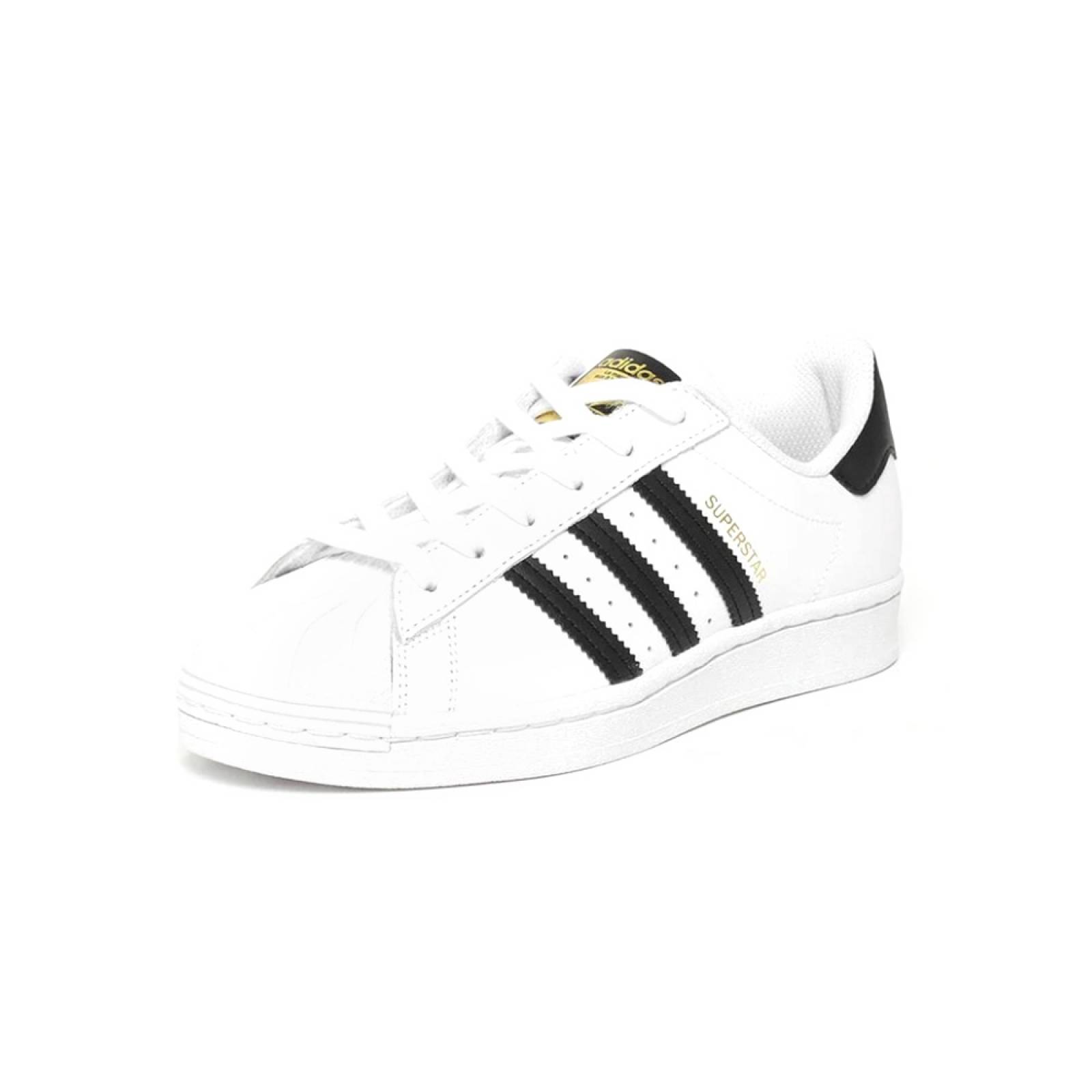 TENIS SUPERSTAR J CABALLERO ADIDAS FU7712 BLANCO