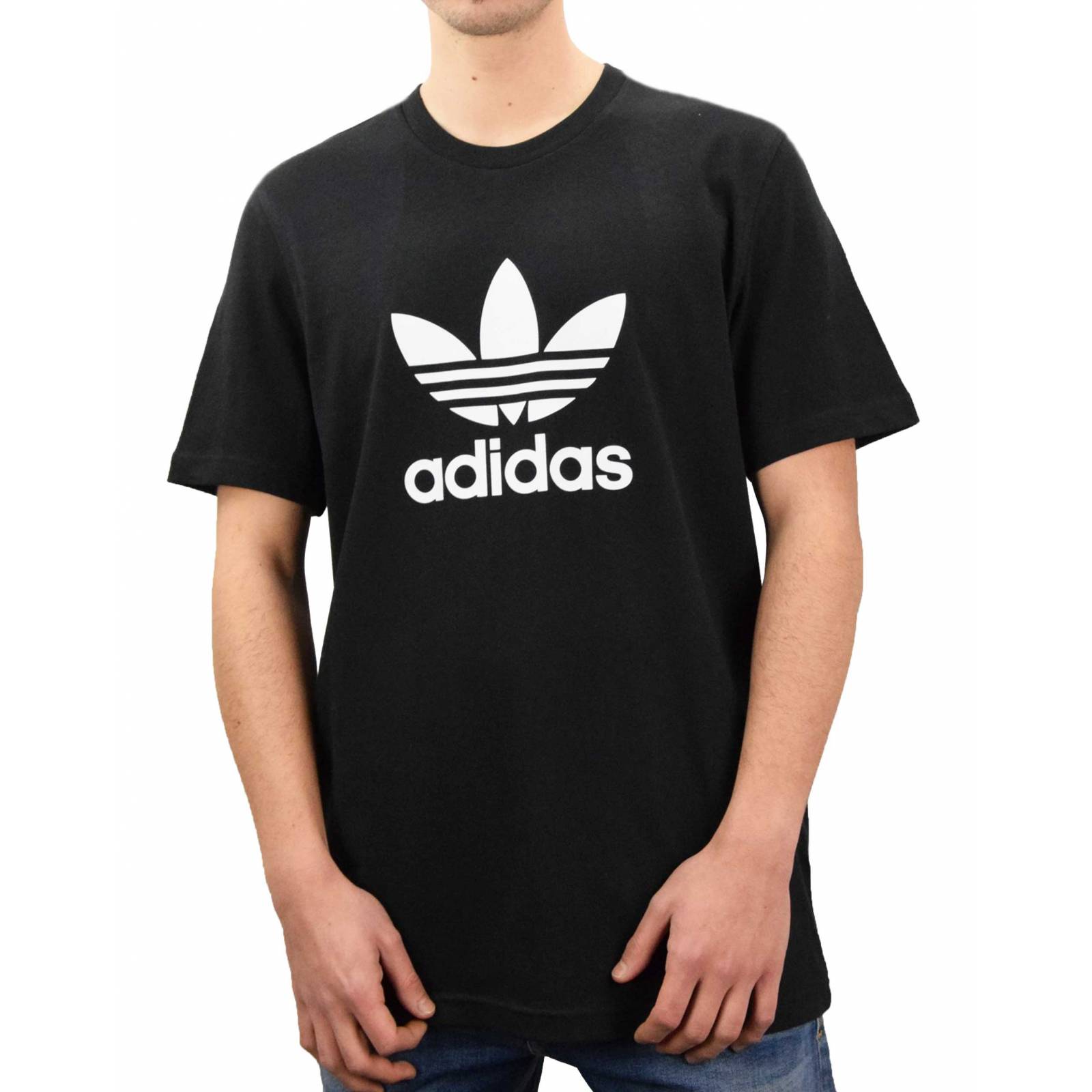 PLAYERA TREFOIL CABALLERO ADIDAS GN3462 NEGRO