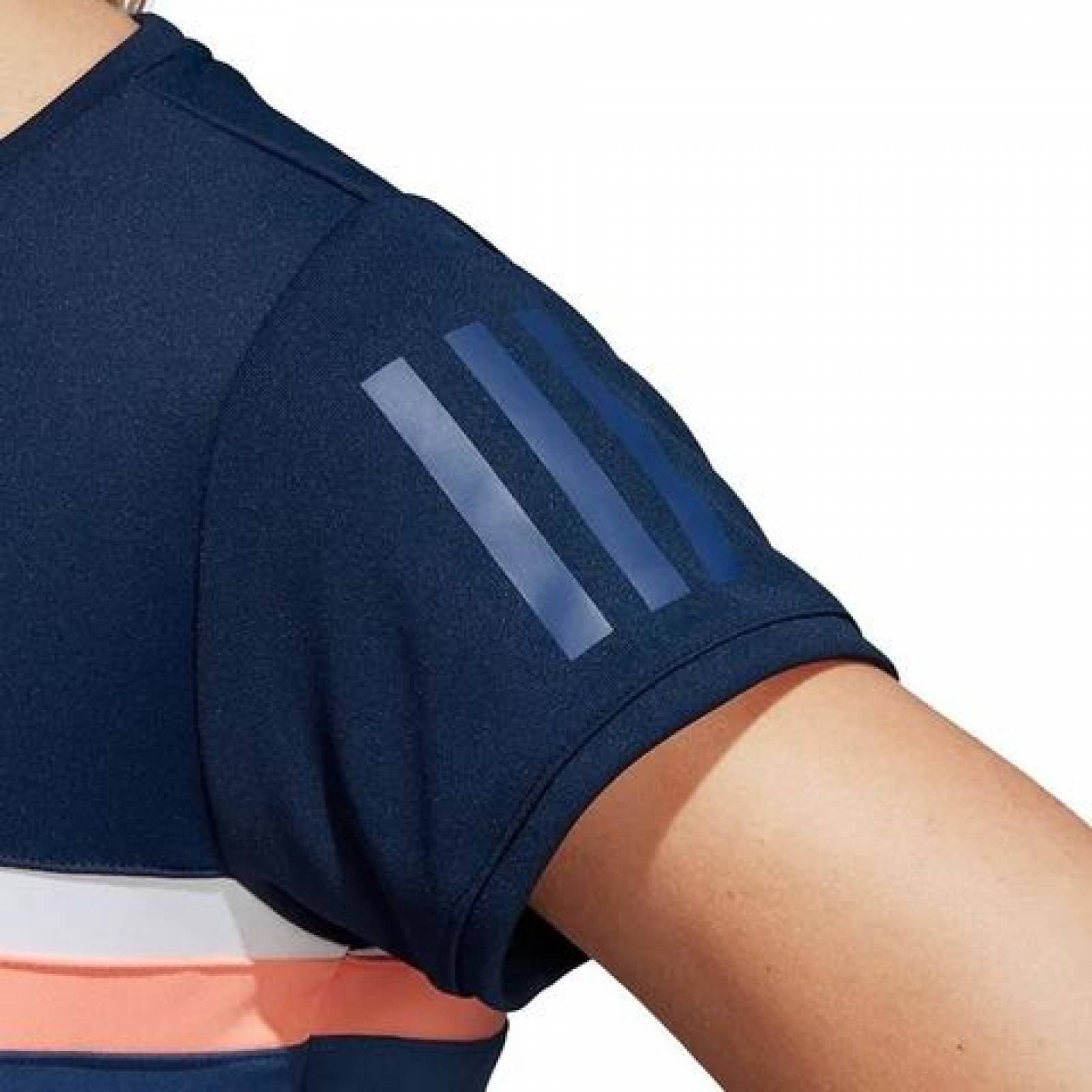 PLAYERA DE RUNNING MUJER CLUB TEE ADIDAS CE1490 AZUL