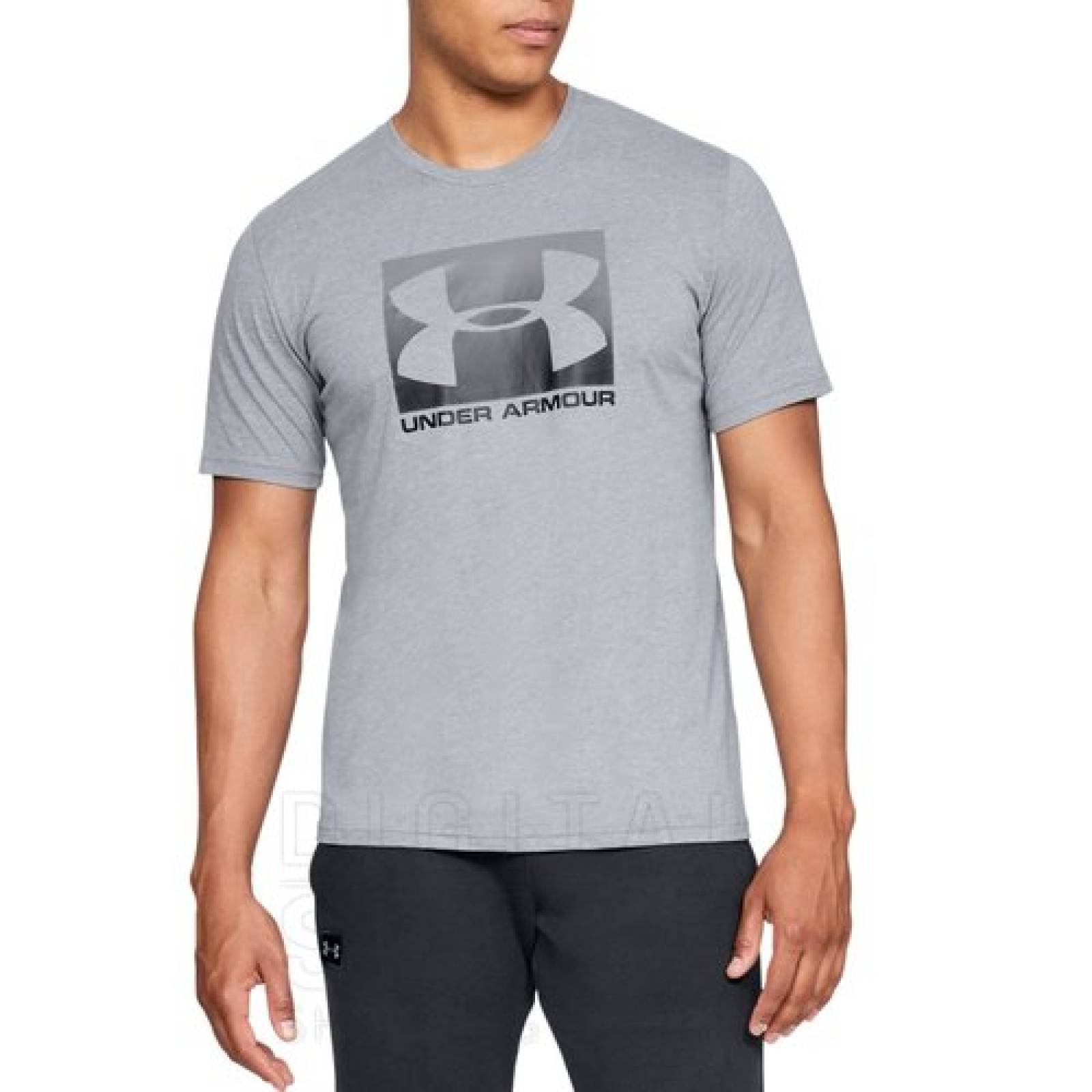 Playera 1329581035 UA BOXED Gris Hombre UNDER ARMOUR