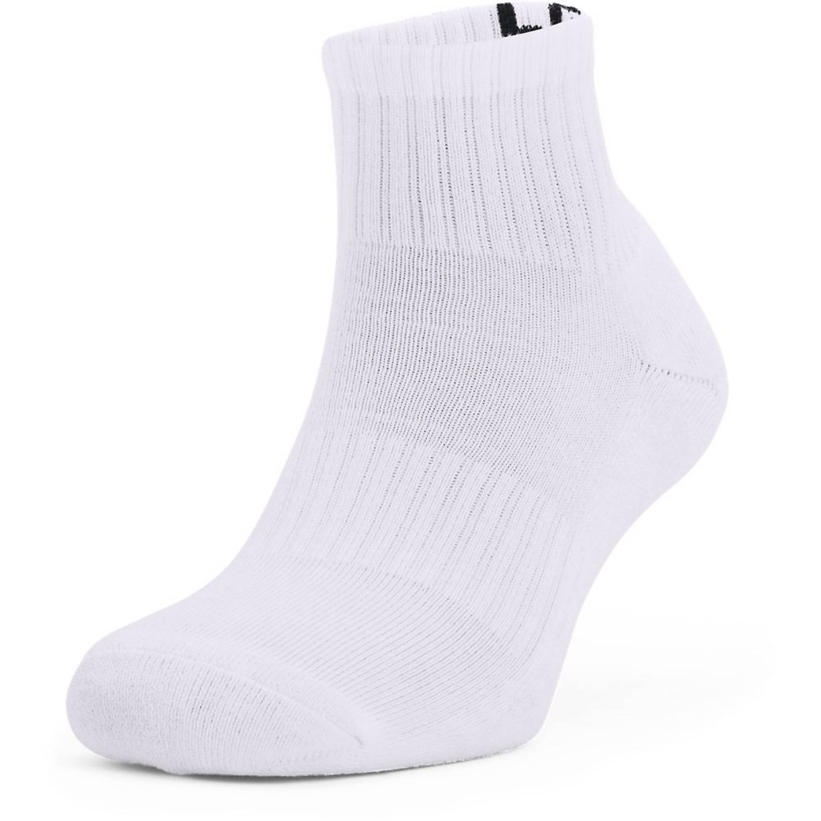 Calcetines 1358344100 UA CORE 3PK Blanco Hombre UNDER ARMOUR