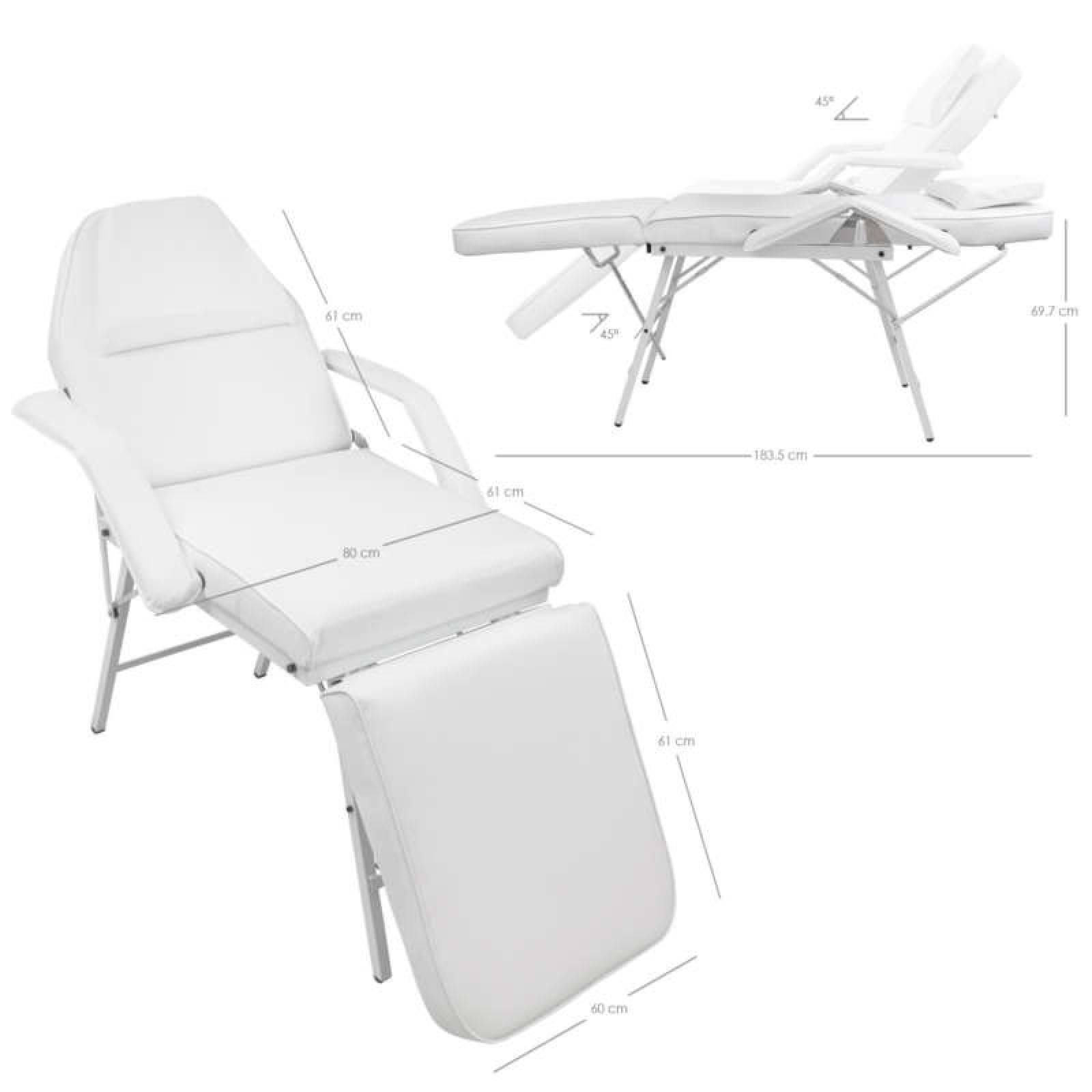 Cama para Facial Masaje Fisioterapia Tatuaje Depilacion Portatil