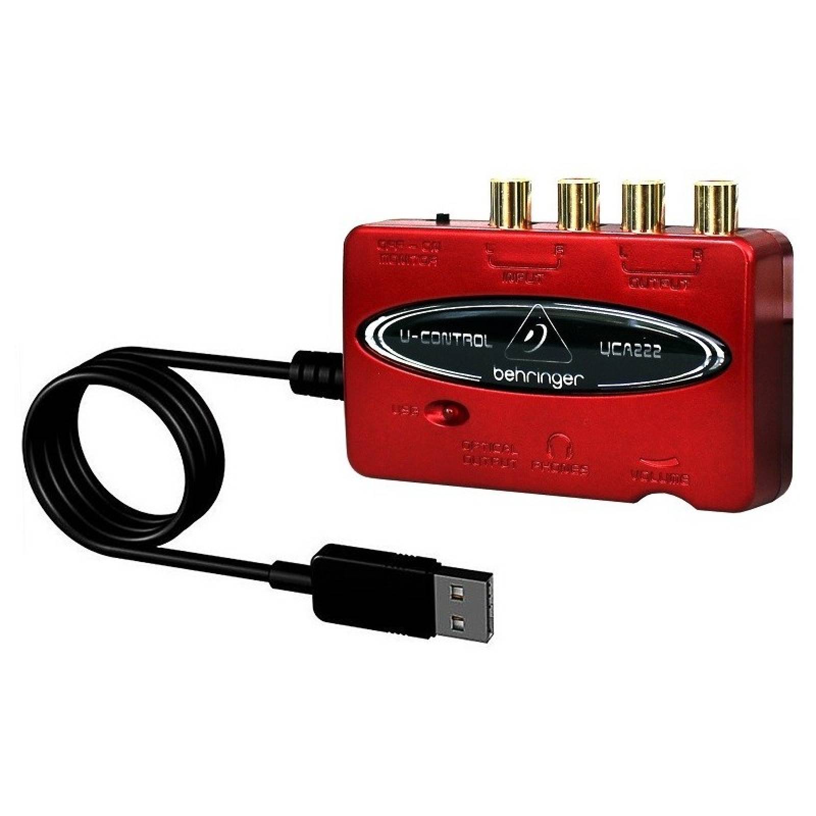 Interfaz de Audio USB de Behringer U Control UCA222 