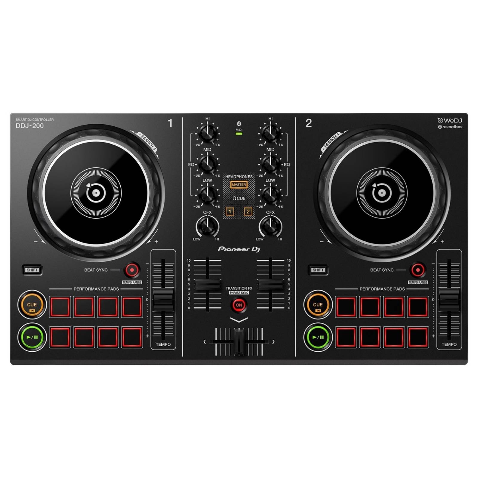 Controlador DJ Smart Pioneer DDJ-200 