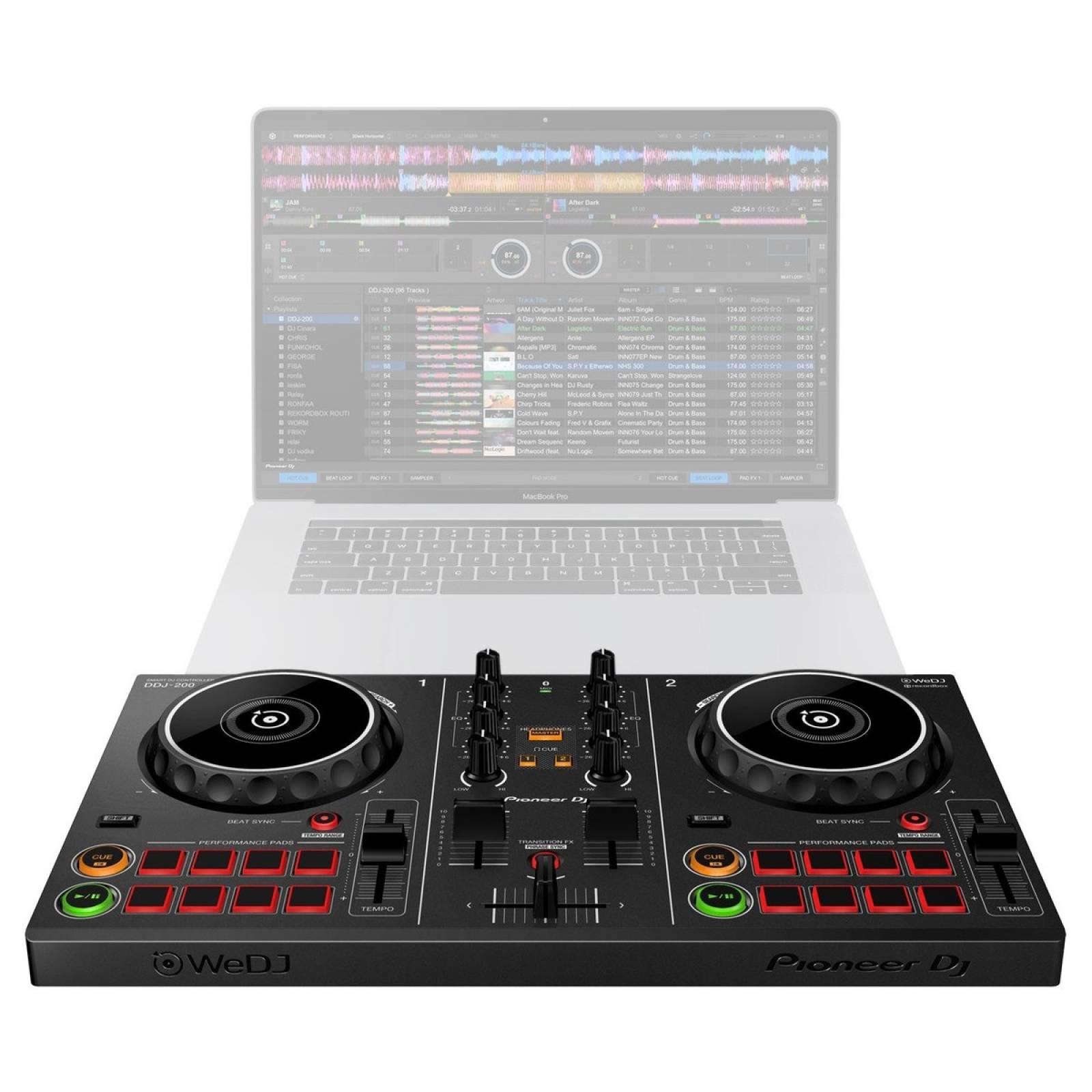 Controlador DJ Smart Pioneer DDJ-200 