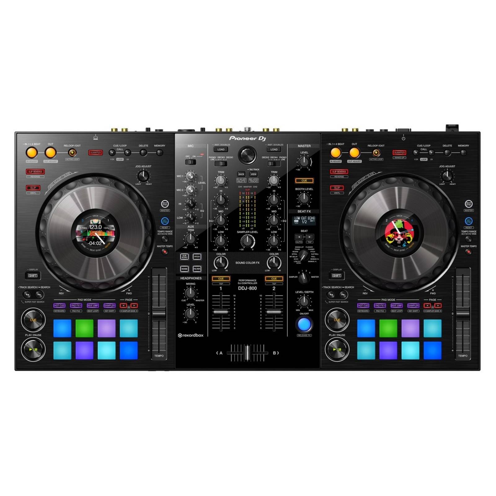 CONTROLADOR PIONEER DDJ 800 PROFESIONAL REKORDBOX 