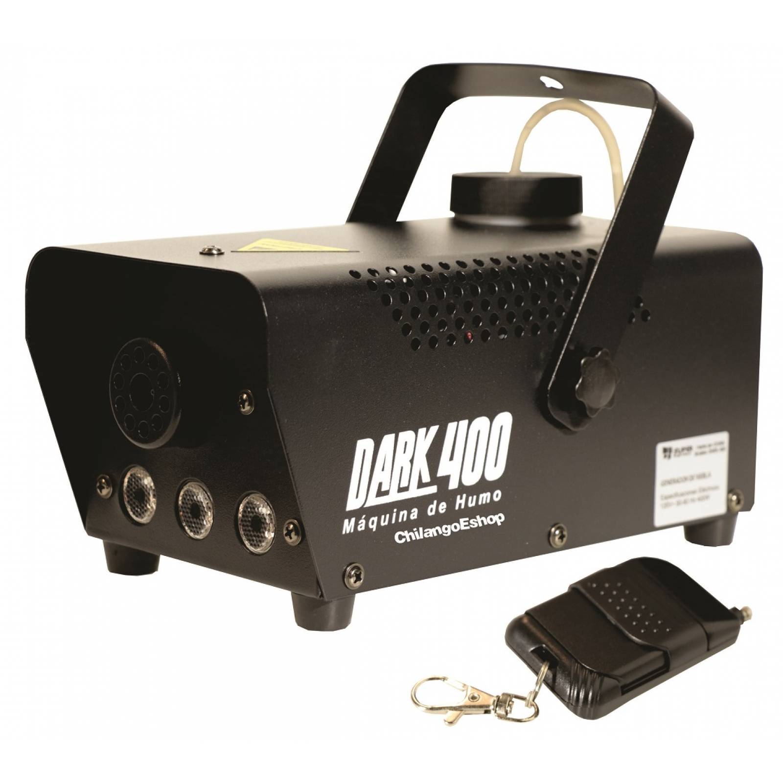 MAQUINA DE HUMO 400W LED PROFESIONAL INALAMBRICA 