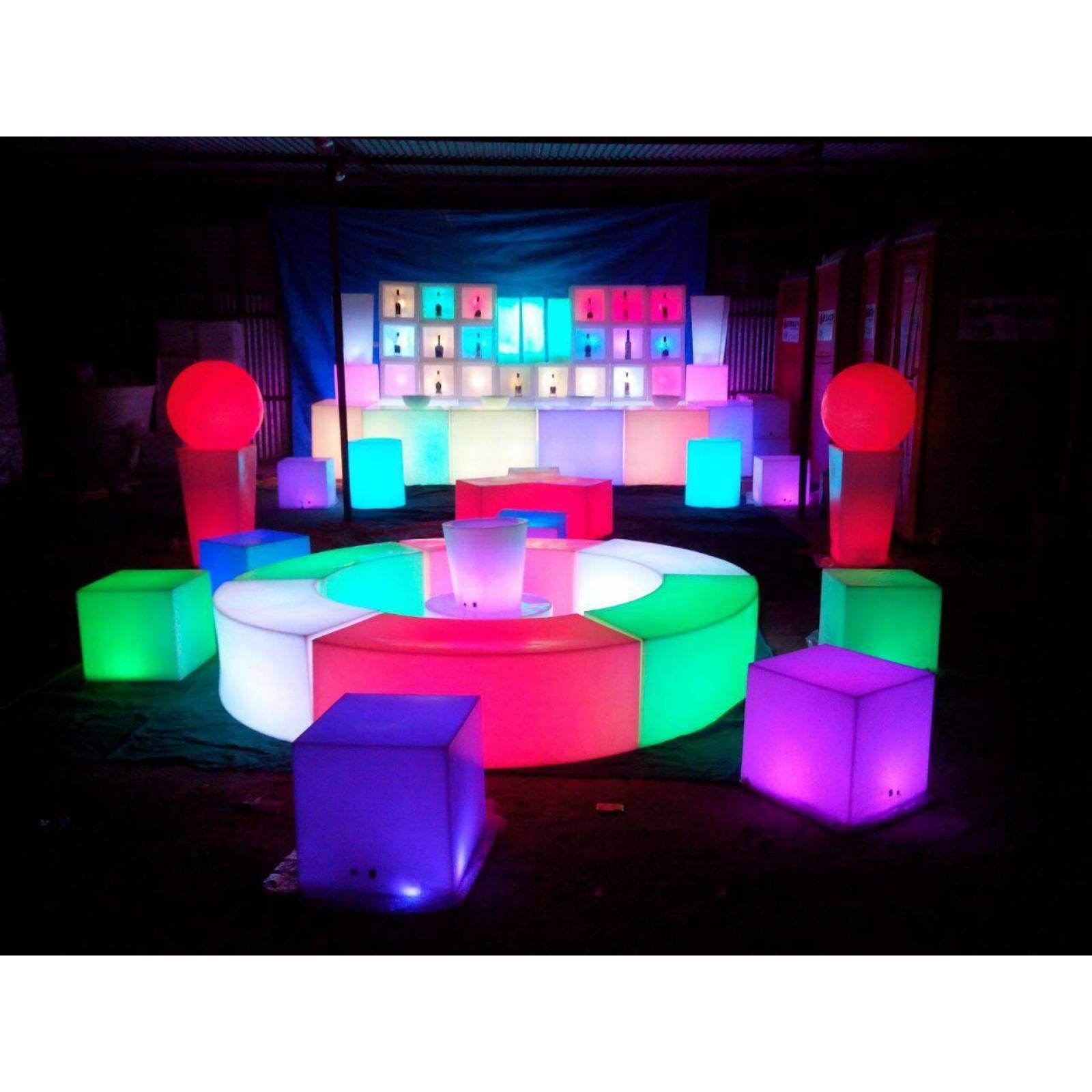 Puff Media Luna Iluminada Neonmania 