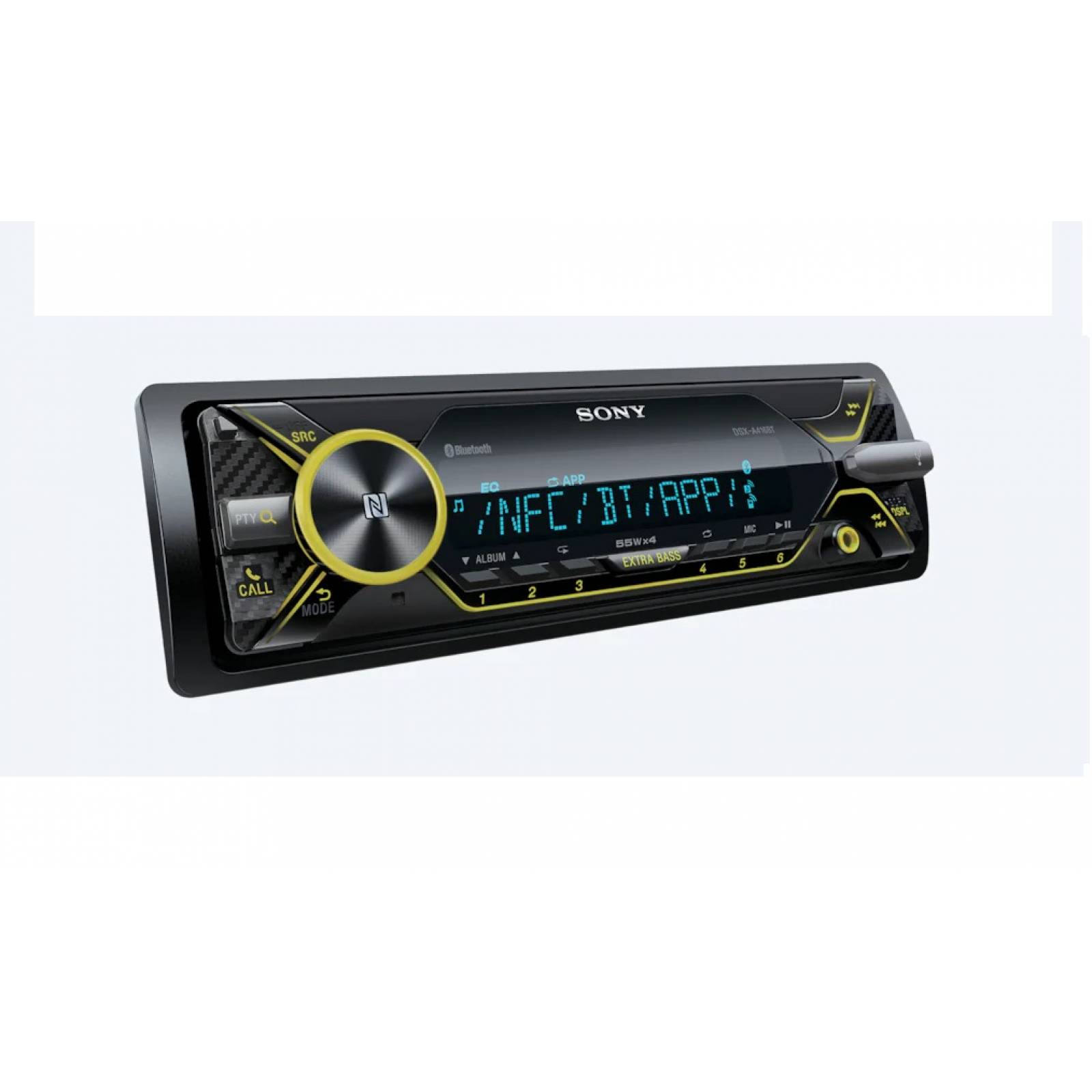 AUTO ESTEREO SONY DSX-A416BT MULTICOLOR BLUETOOTH USB AUXILIAR FM/AM 