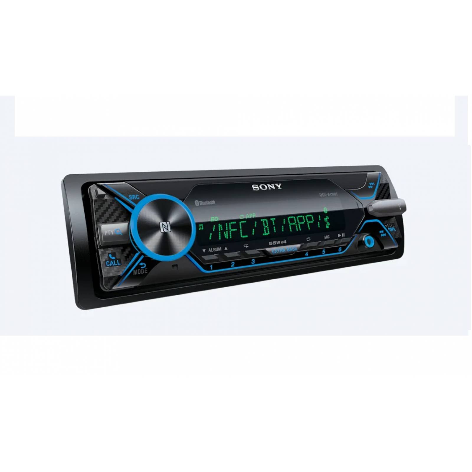 AUTO ESTEREO SONY DSX-A416BT MULTICOLOR BLUETOOTH USB AUXILIAR FM/AM 