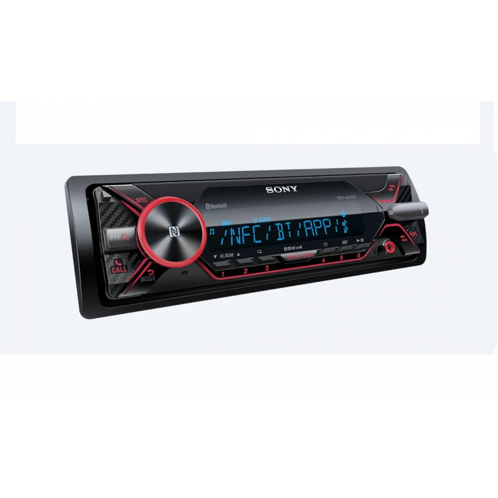 AUTO ESTEREO SONY DSX-A416BT MULTICOLOR BLUETOOTH USB AUXILIAR FM/AM 