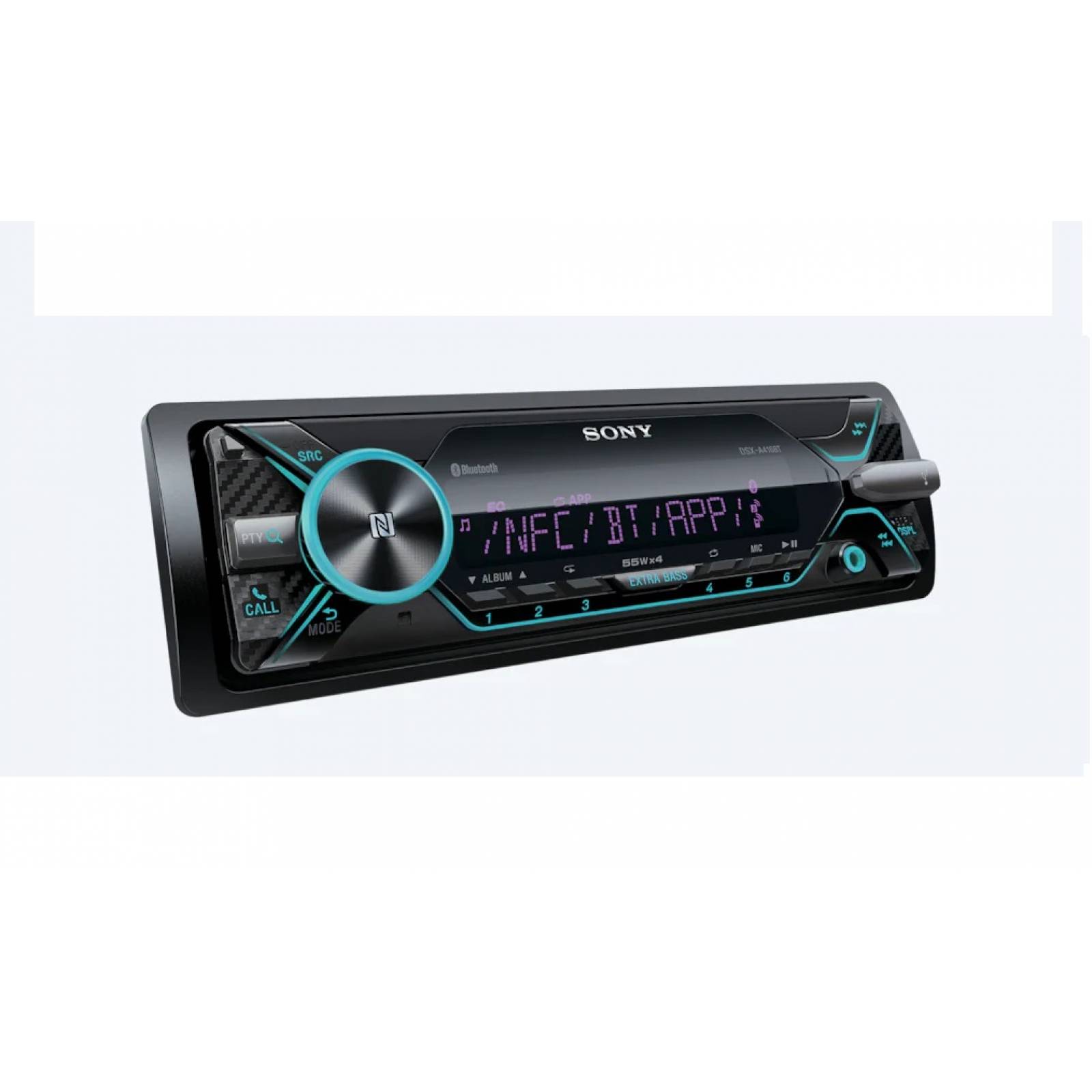AUTO ESTEREO SONY DSX-A416BT MULTICOLOR BLUETOOTH USB AUXILIAR FM/AM 