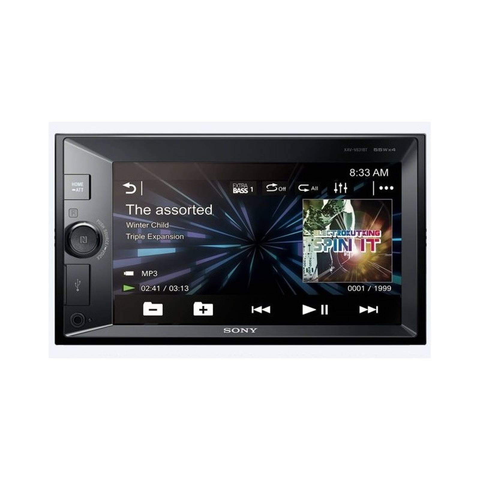 Pantalla Sony Xav-v631bt Bluetooth Usb 6.2'' 4 X 55w 