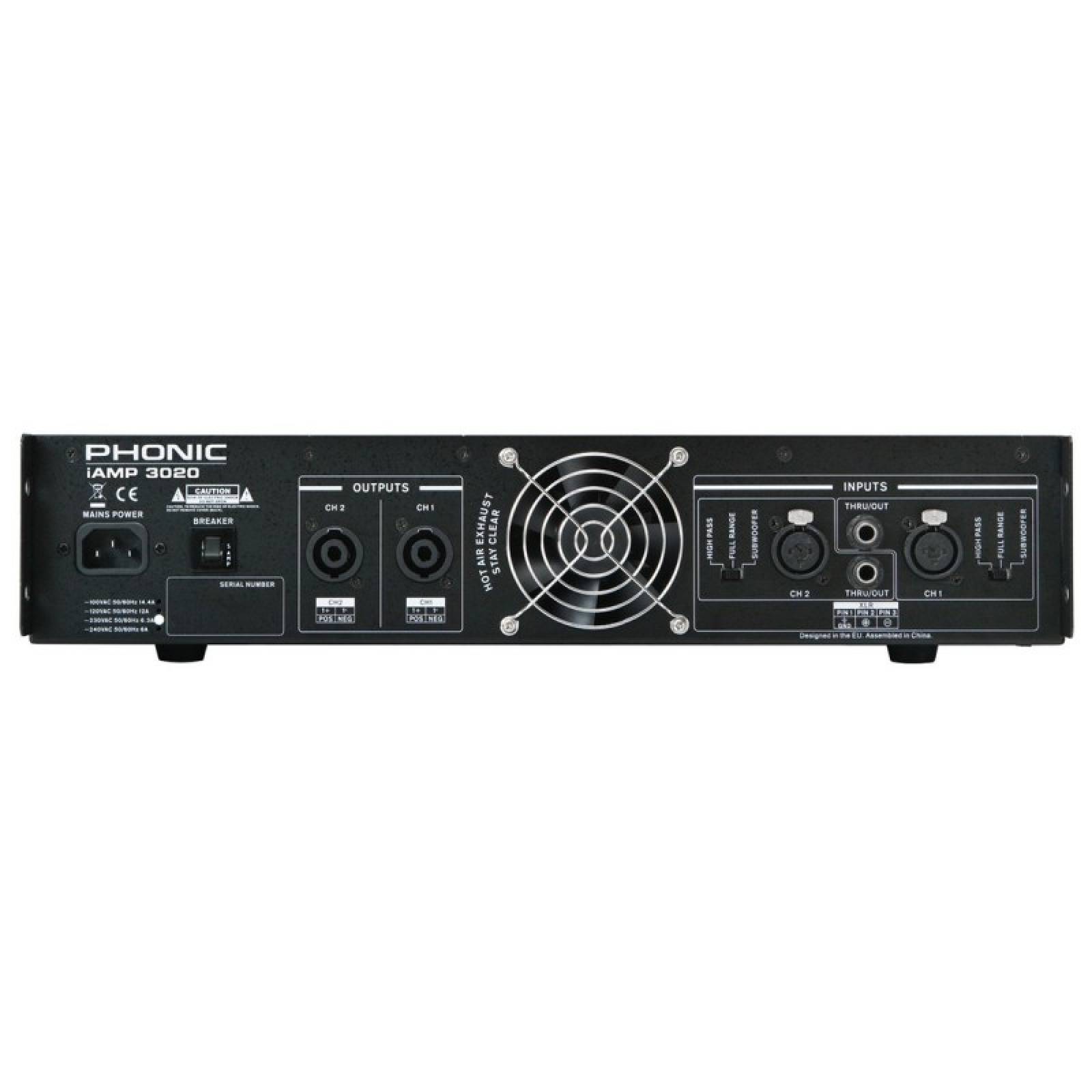 AMPLIFICADOR DIGITAL 3000w DSP PHONIC iAMP 3020 DSP 