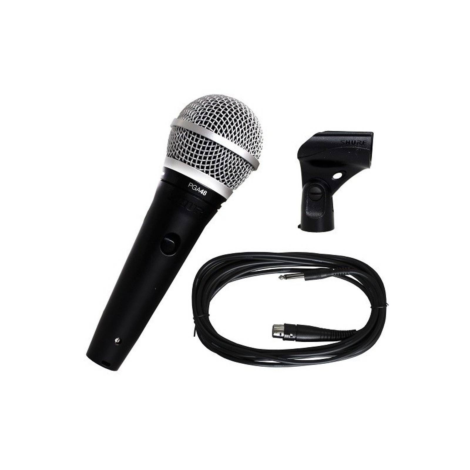 MICROFONO ALAMBRICO SHURE PGA48-QTR 