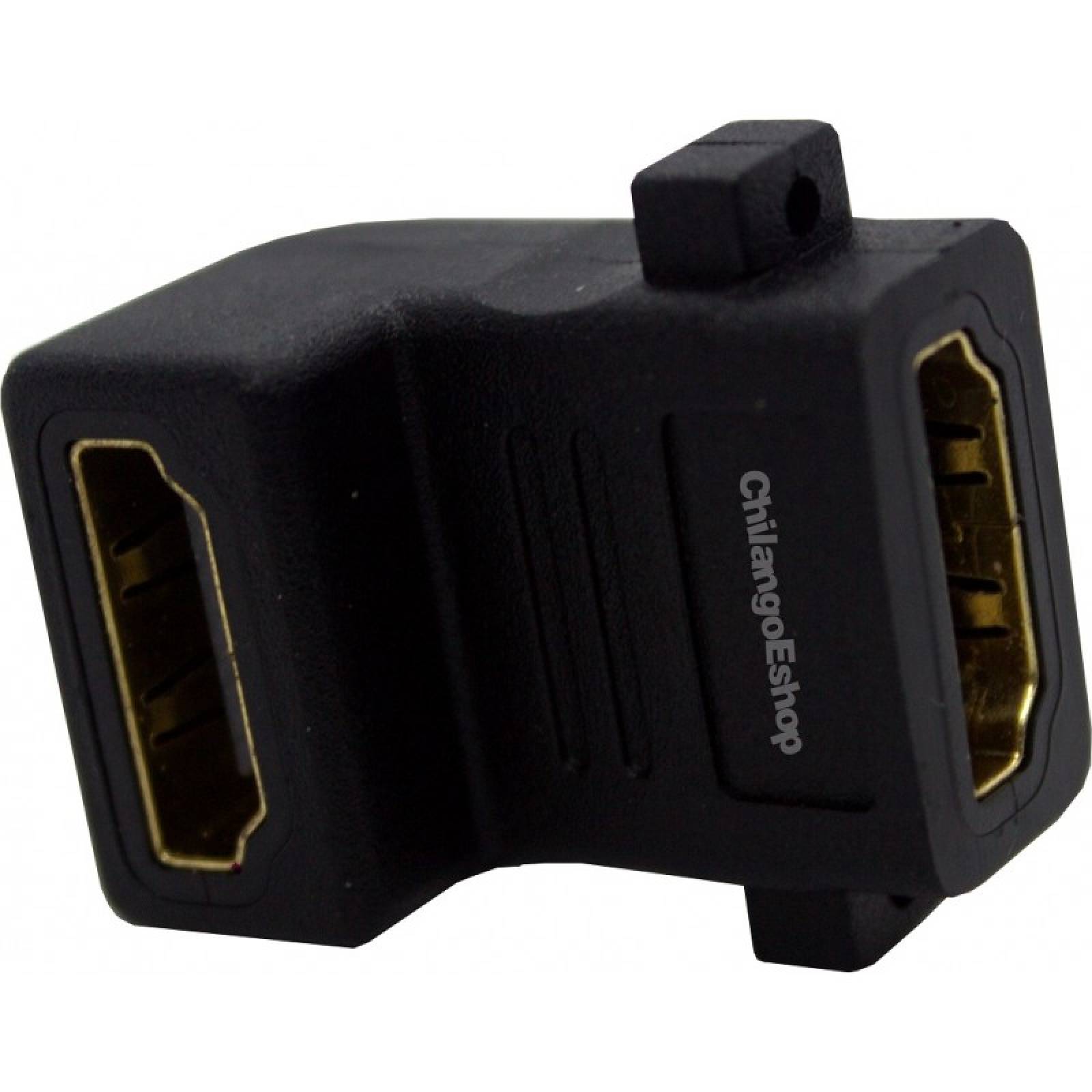 ADAPTADOR HDMI HEMBRA A HEMBRA EN L
