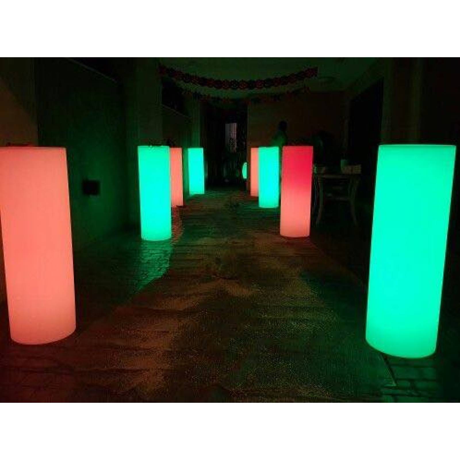 POSTE ILUMINADO RGB LED PARA FIESTA EVENTOS NEONMANIA 