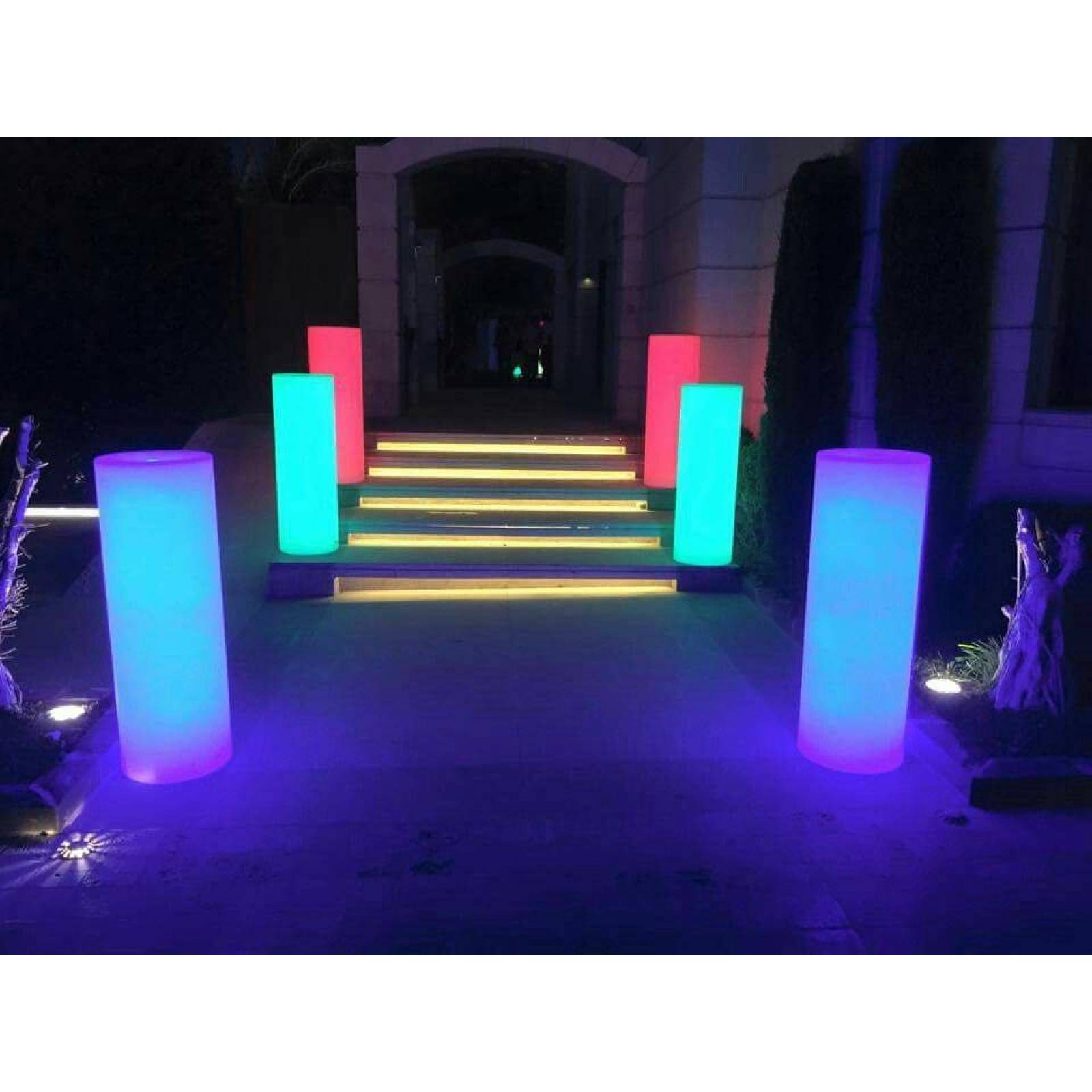 POSTE ILUMINADO RGB LED PARA FIESTA EVENTOS NEONMANIA 