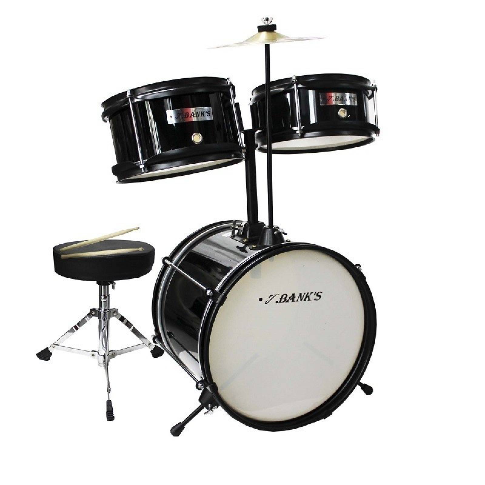 Bateria Musical Profesional Infantil BANKS NEGRA 