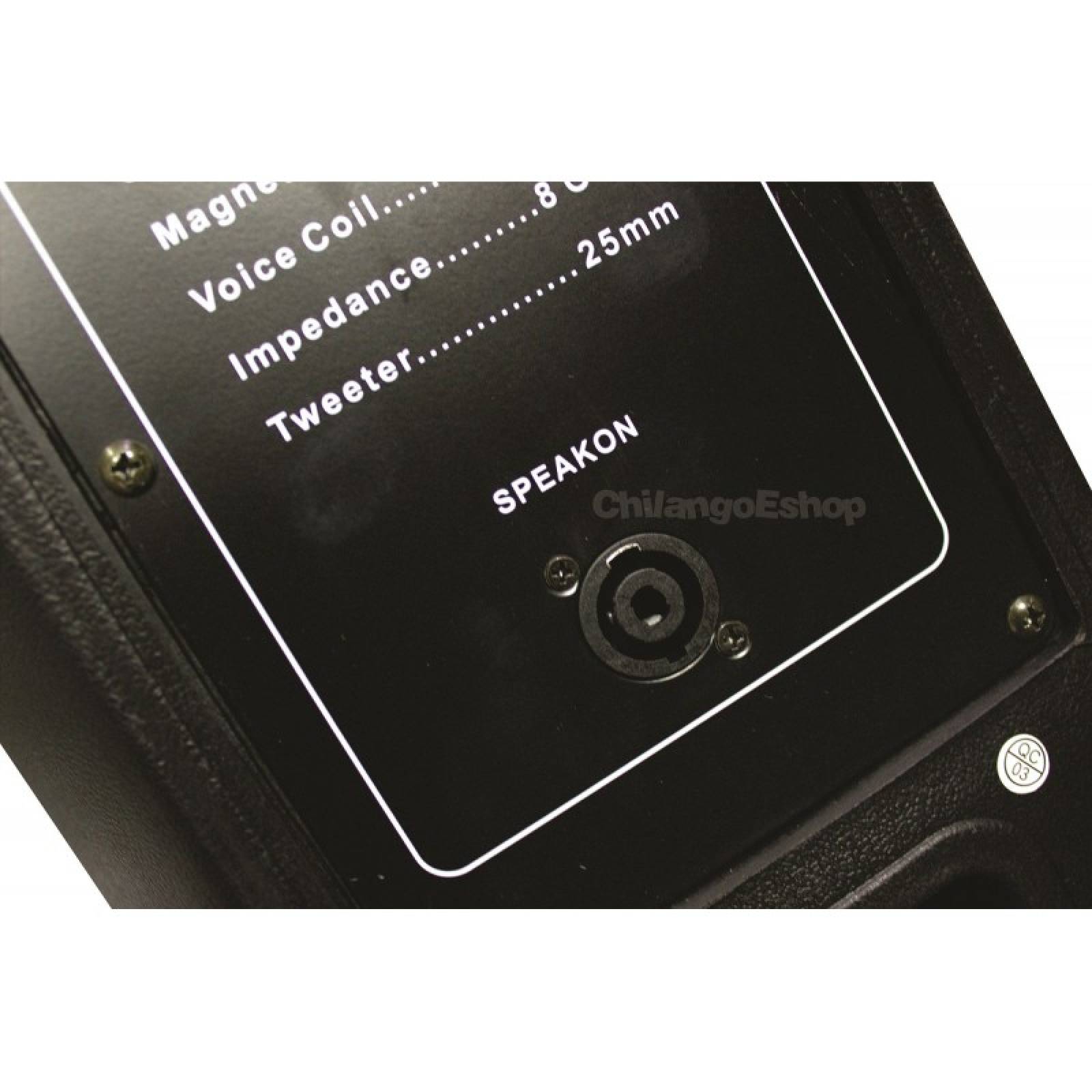 COMBO 2 BAFLES 8 PULG ACTIVO BLUETOOTH USB SD MP3 Y PASIVO 