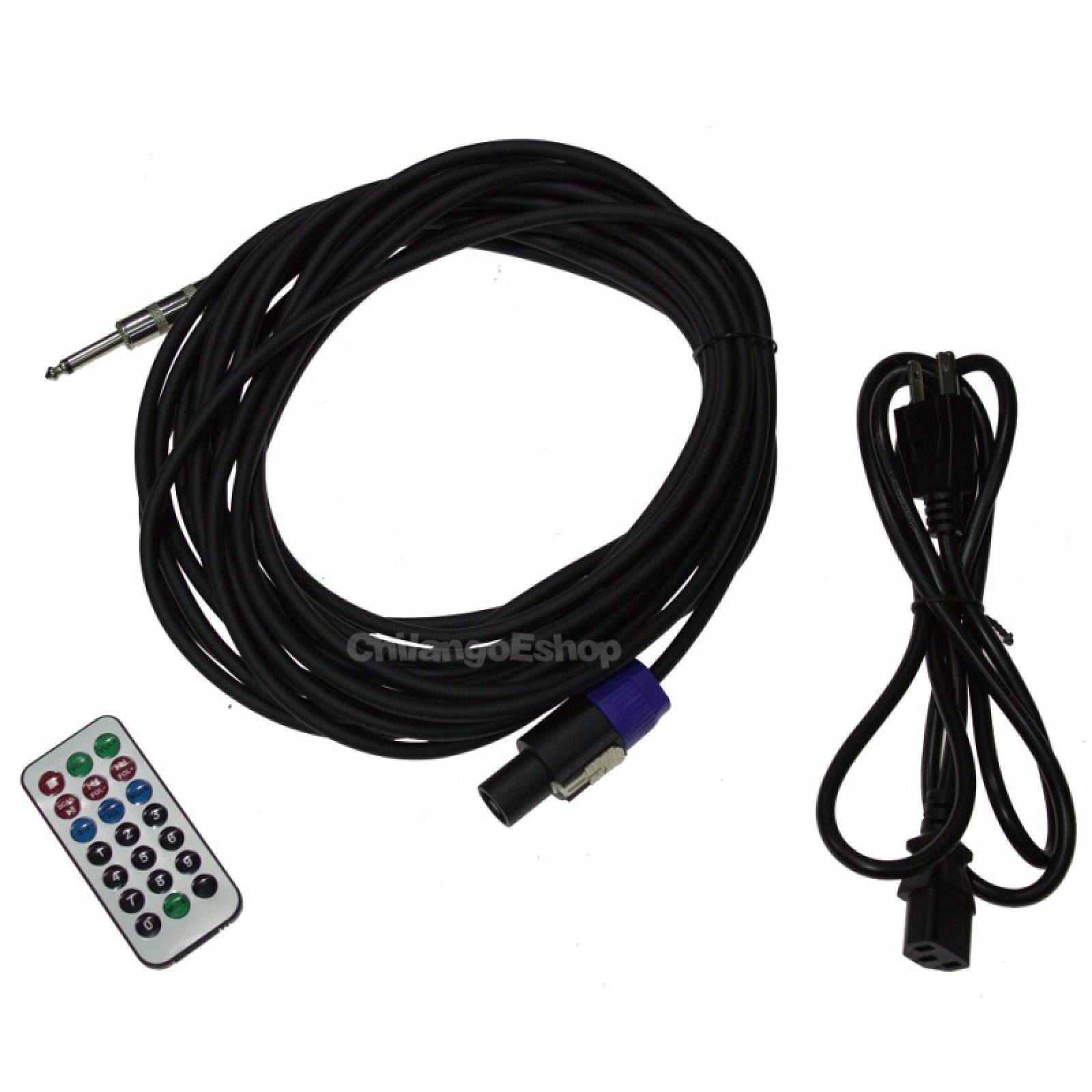 COMBO 2 BAFLES 8 PULG ACTIVO BLUETOOTH USB SD MP3 Y PASIVO 