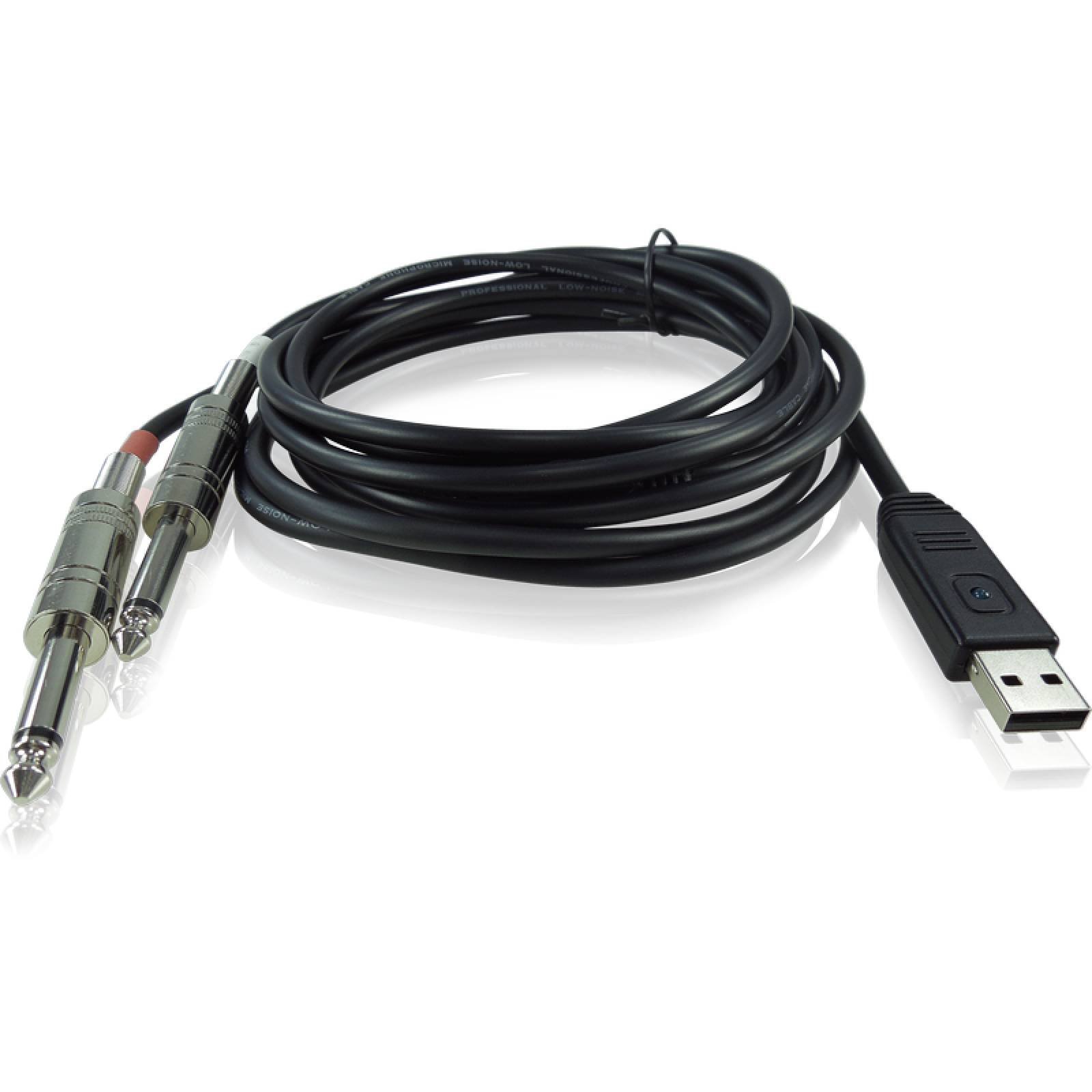 Cable Behringer Dual Plug 6,3Mm A USB 