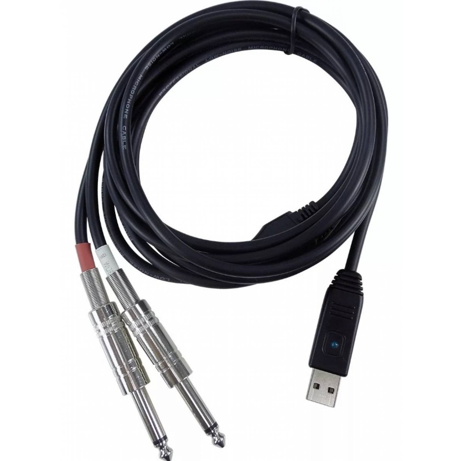 Cable Behringer Dual Plug 6,3Mm A USB 