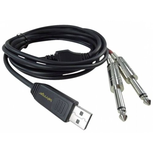 Cable Behringer Dual Plug 6,3Mm A USB 
