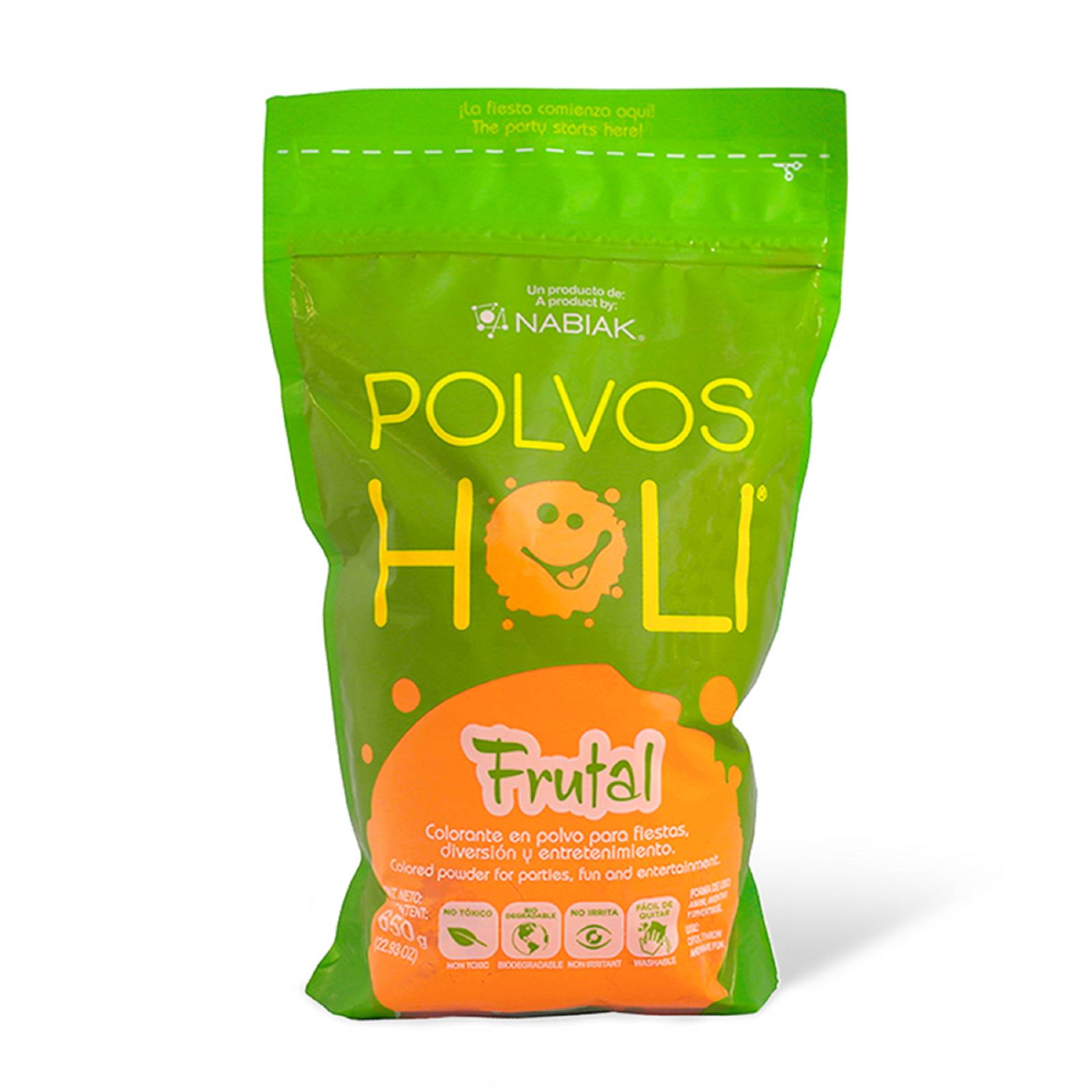 POLVOS HOLI FRUTAL NARANJA DURAZNO 650G