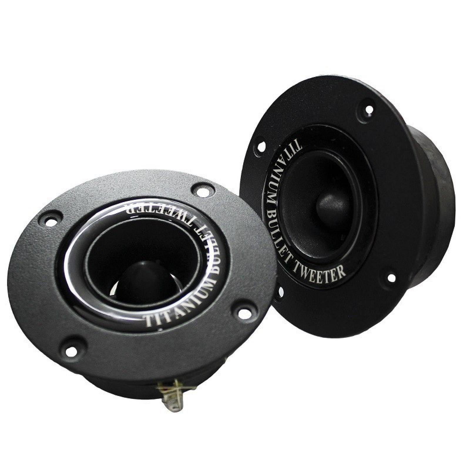 Super Bullet Tweeter Bala Titanium Profesional 400w NEGRO 