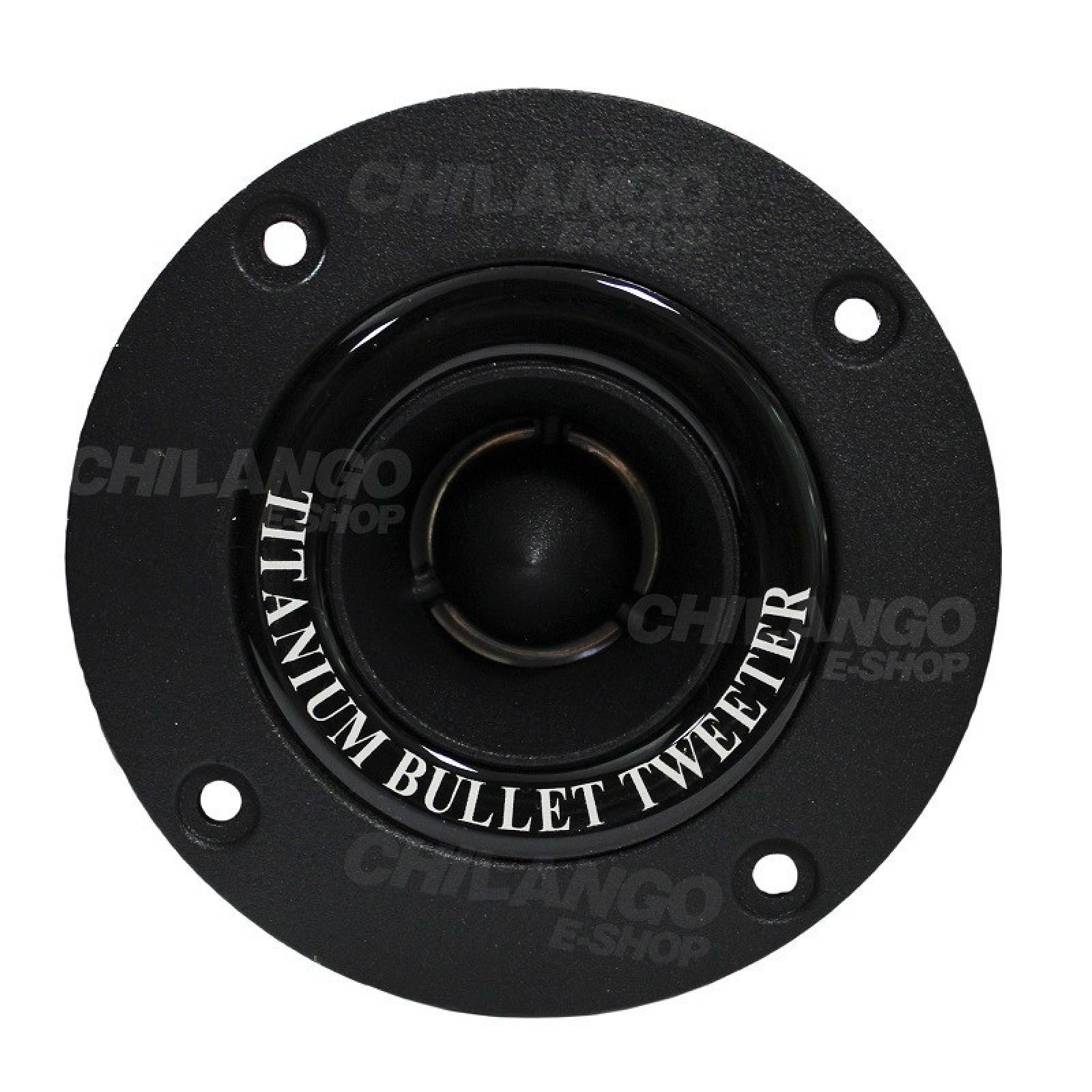 Super Bullet Tweeter Bala Titanium Profesional 400w NEGRO 