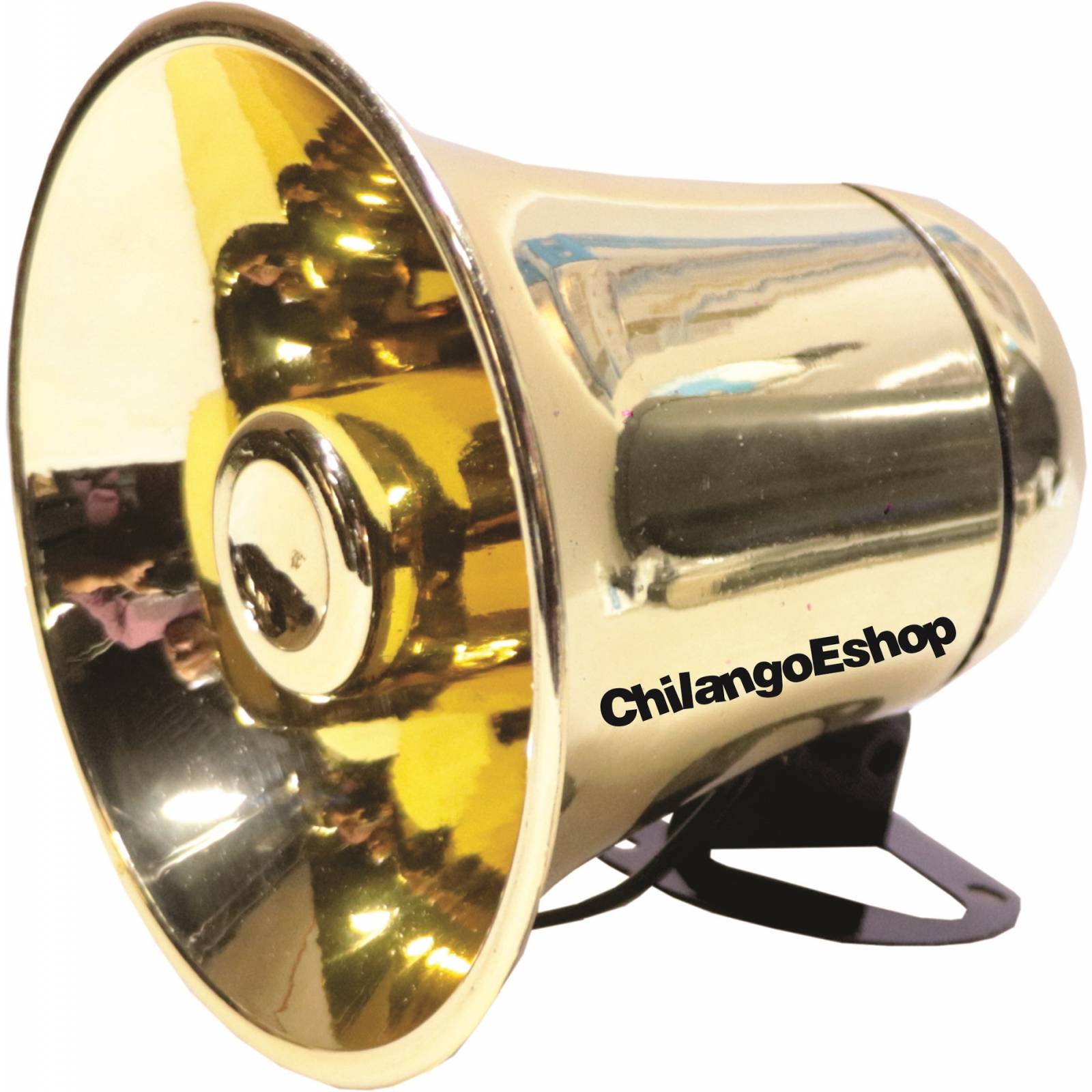 Trompeta plastico dorada 5 1/4 5w 4-8 ohms 