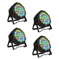 Combo De 4 Cañones Led 18X1 Rgb