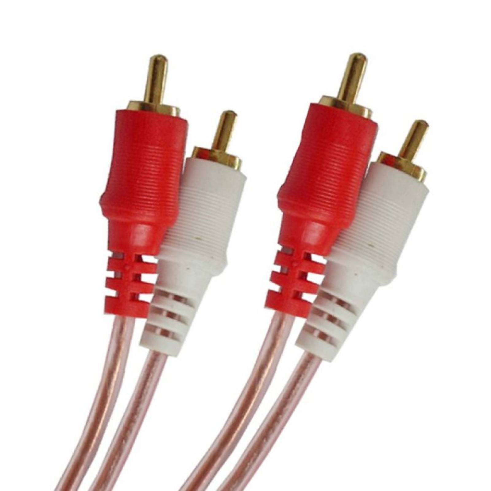 EXTENSION CABLE DOBLE RCA POR LADO 45CM