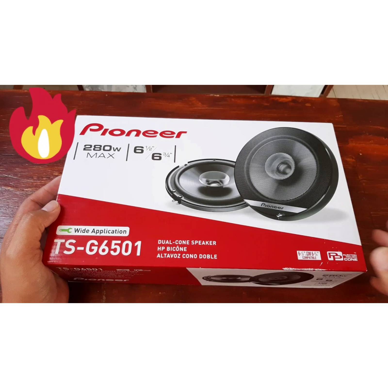 JUEGO BOCINAS 6,5 PULGADAS PIONEER TS-G6501 