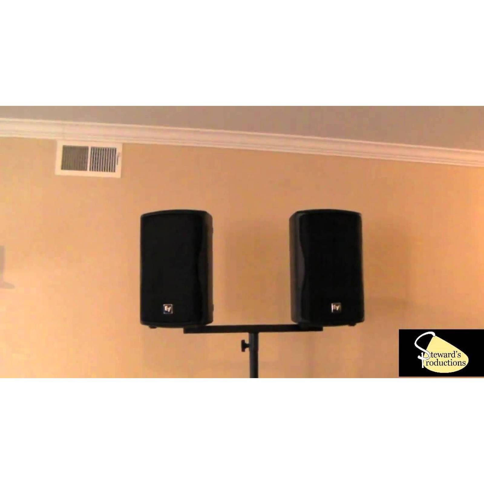 SOPORTE PARA BAFLES MONTAJE DOBLE 