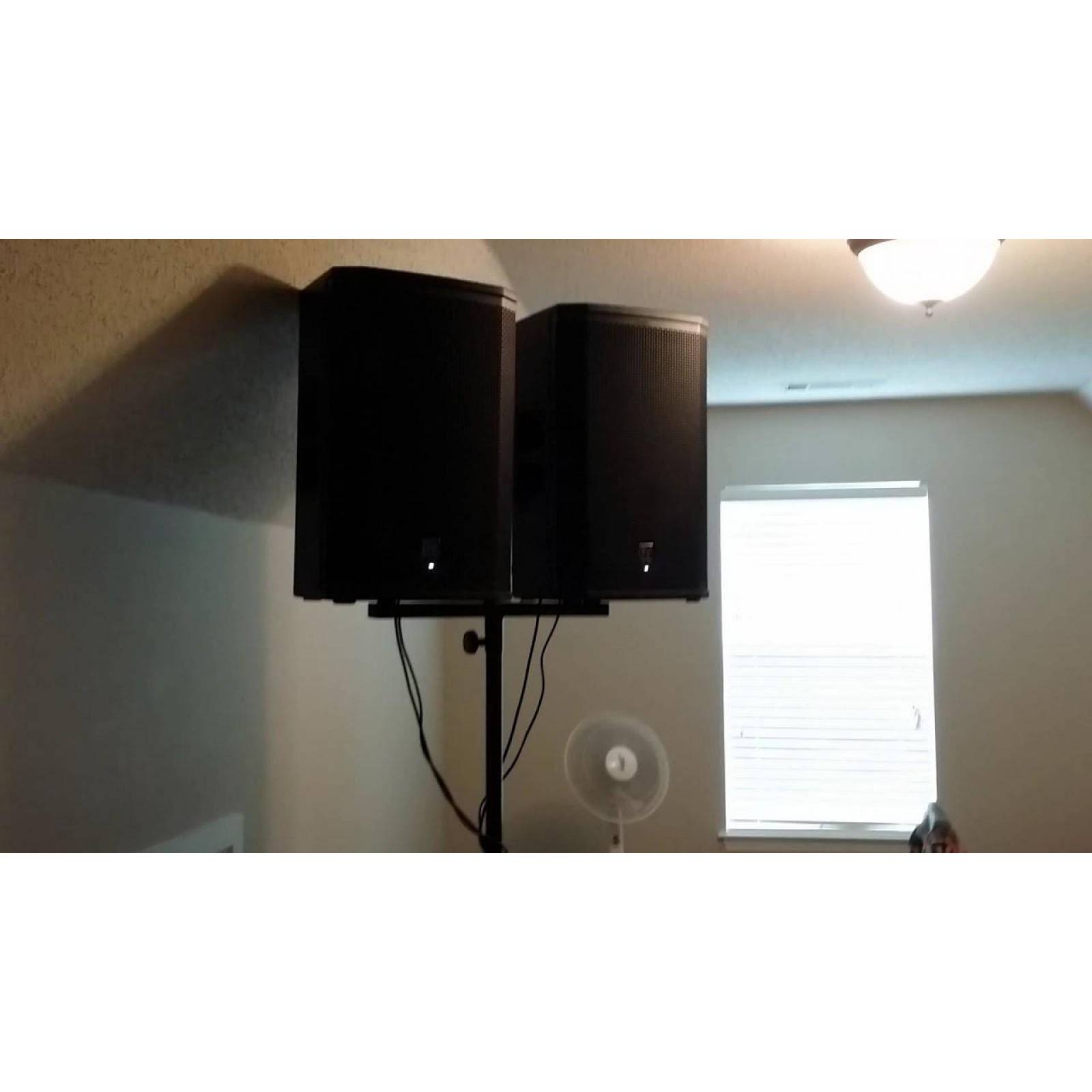 SOPORTE PARA BAFLES MONTAJE DOBLE 