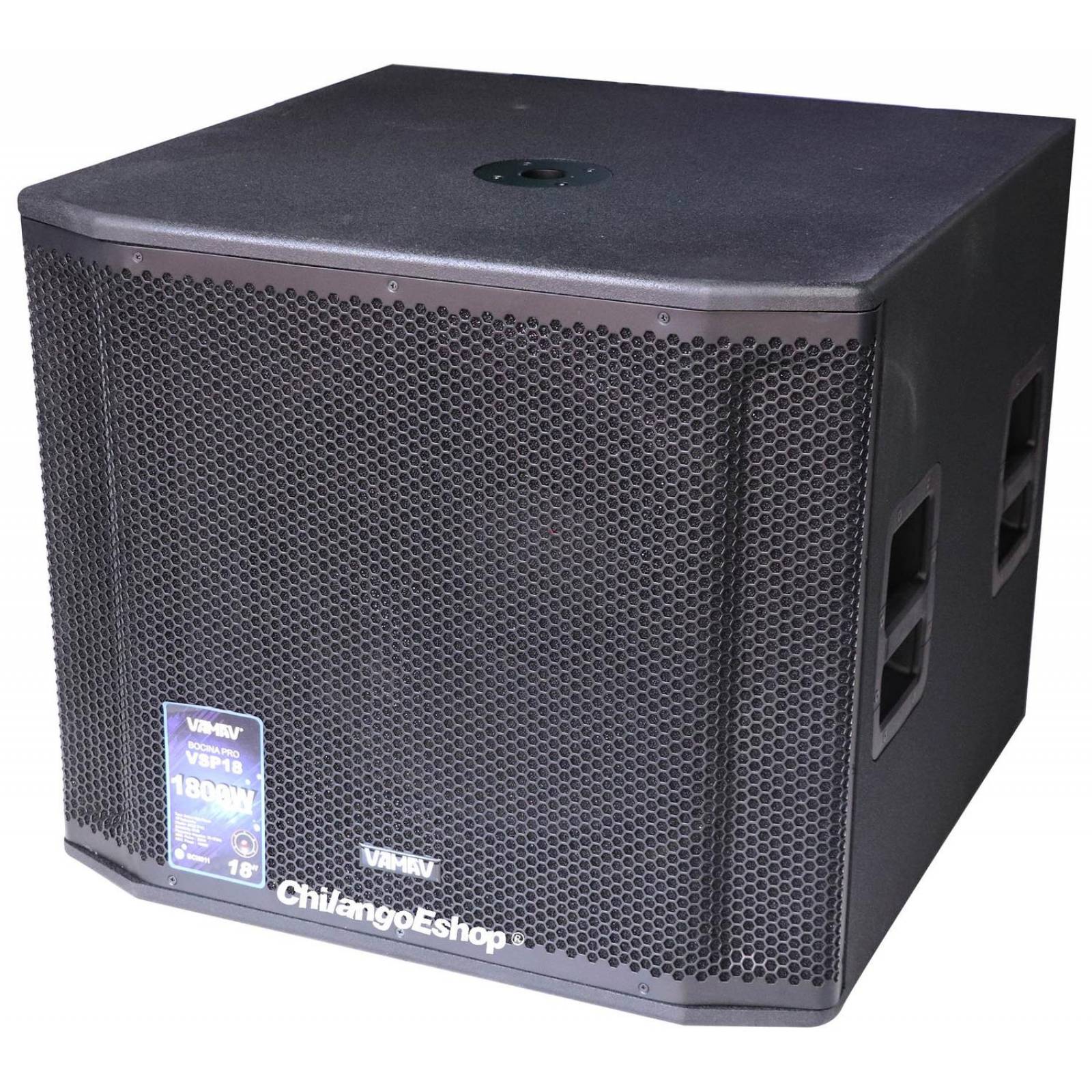 Subwoofer Activo 18 Pulg Activo Vamav Vsp18 900W Rms 