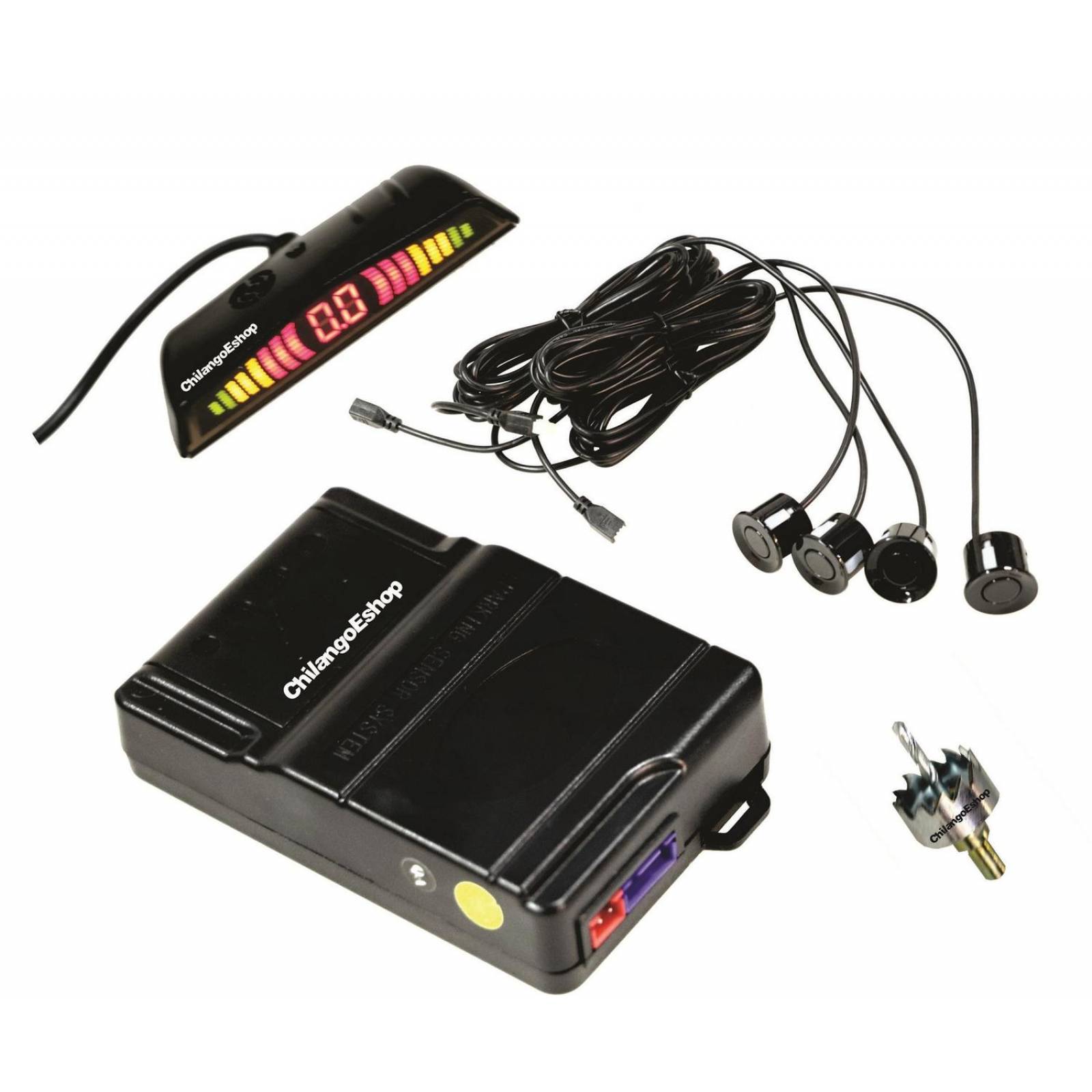 KIT DE SENSORES DE REVERSA 4 PUNTOS