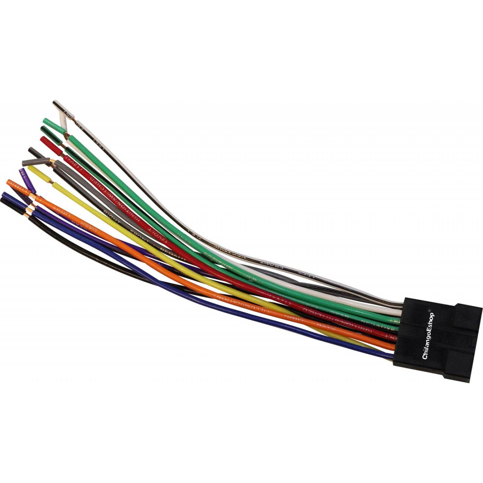 ARNES CONECTOR CON CABLES PARA AUTOESTEREO TIPO CHEVY C2 