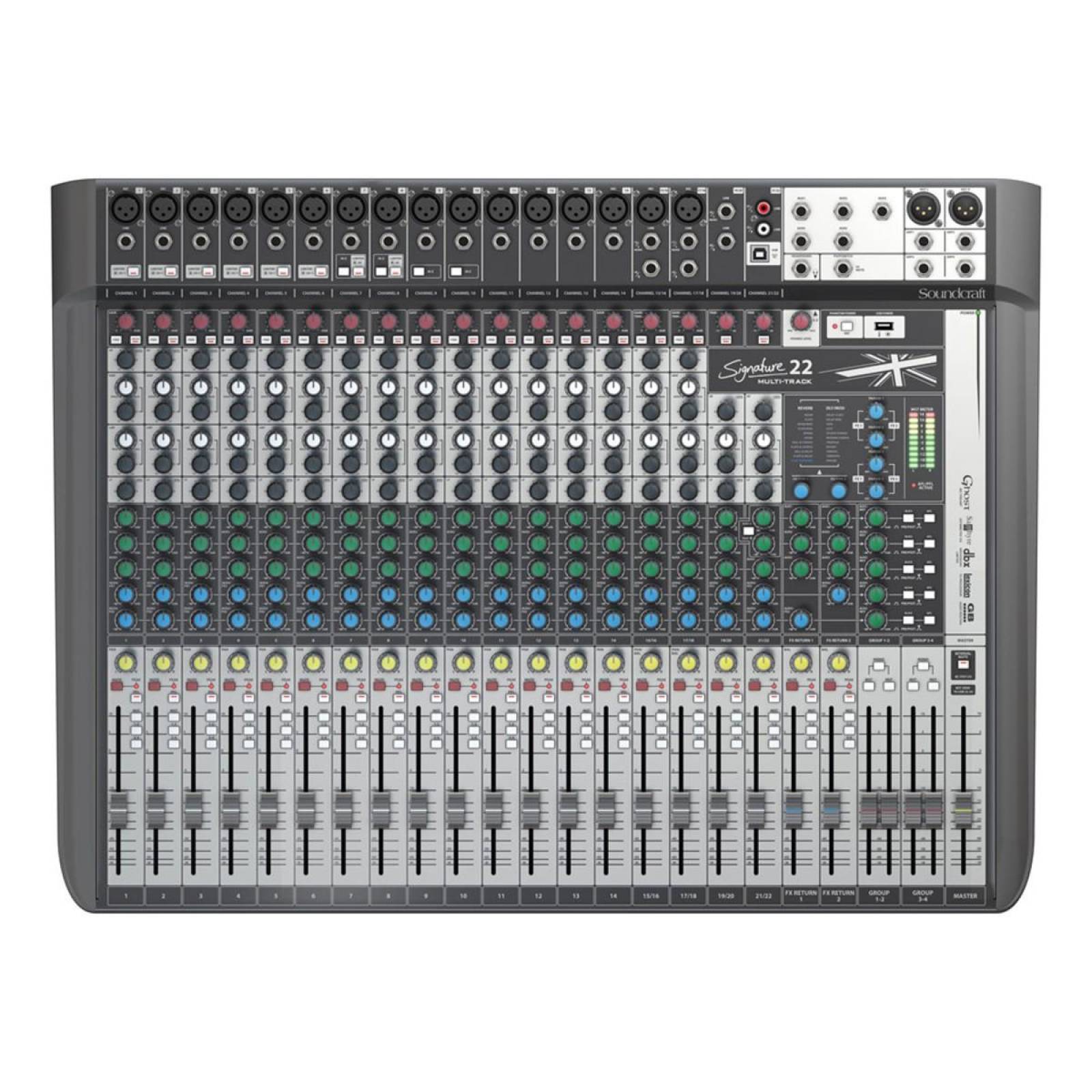 MEZCLADORA ANALOGICA DE 22 CANALES SOUNDCRAFT SIGNATURE 22 