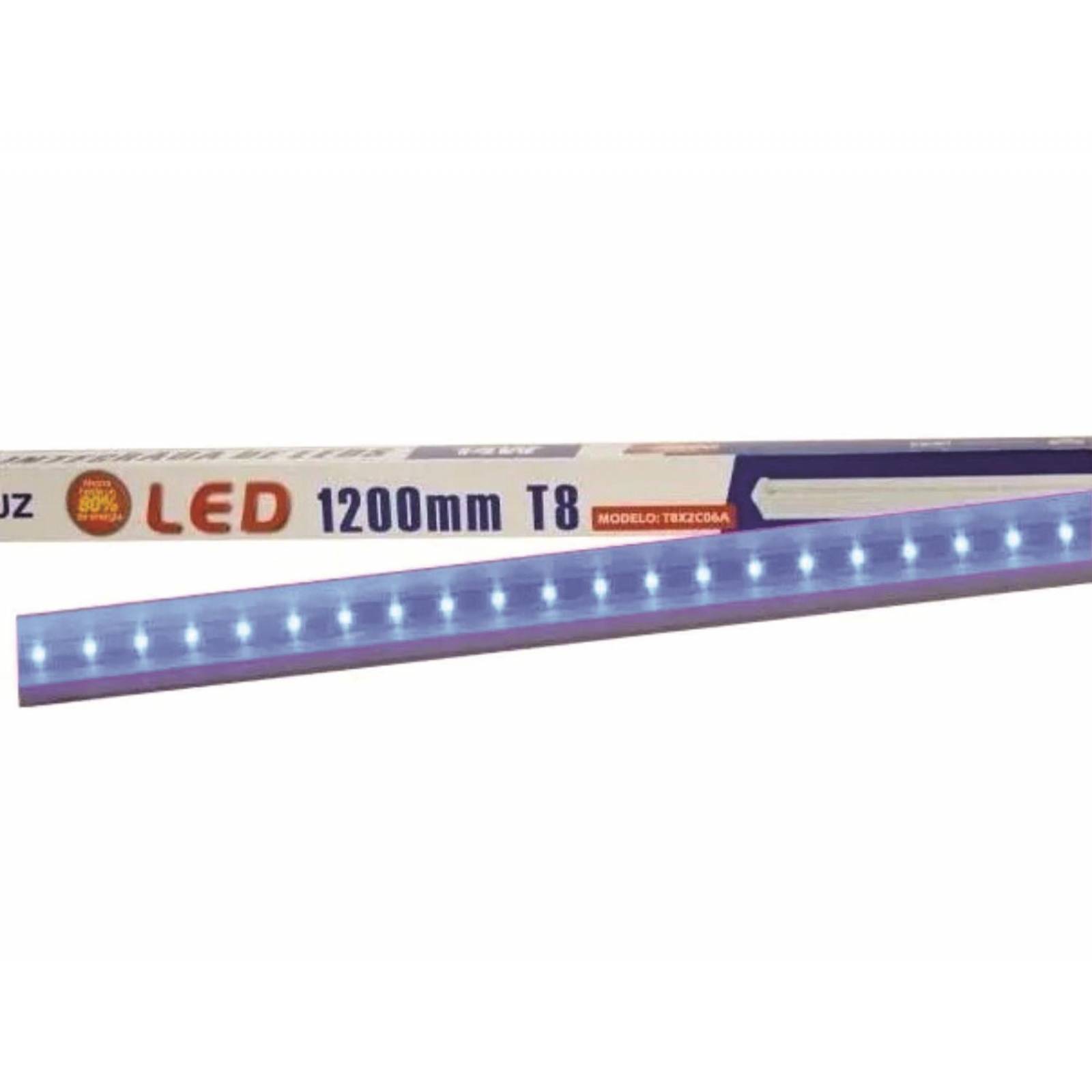 TUBO LED T8 LUZ AZUL 18W 